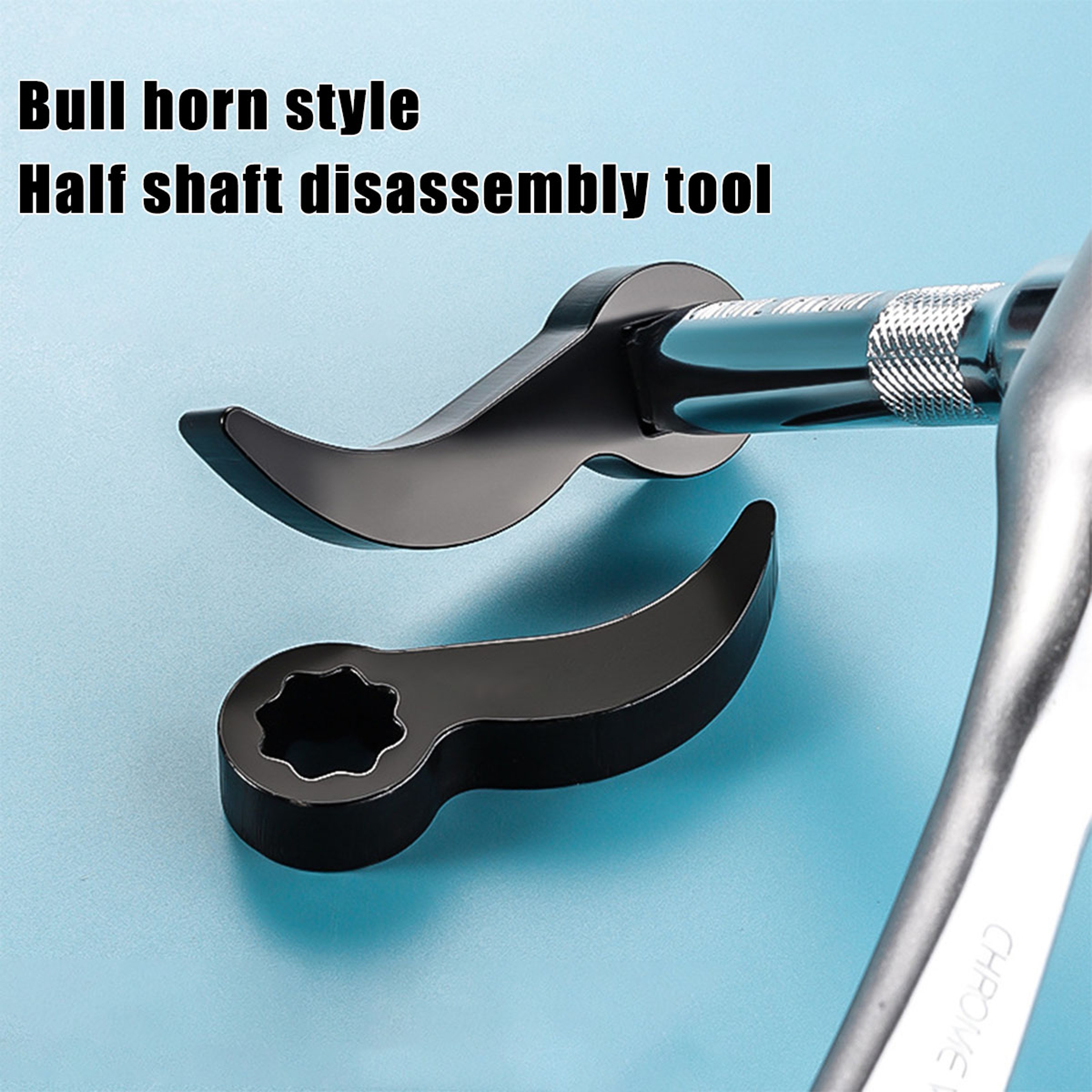 Axle Disassembly Tool Adapter For Open End Wrenches Half Axle Drive Pry Bar Tool For Easy Axle Repa 7