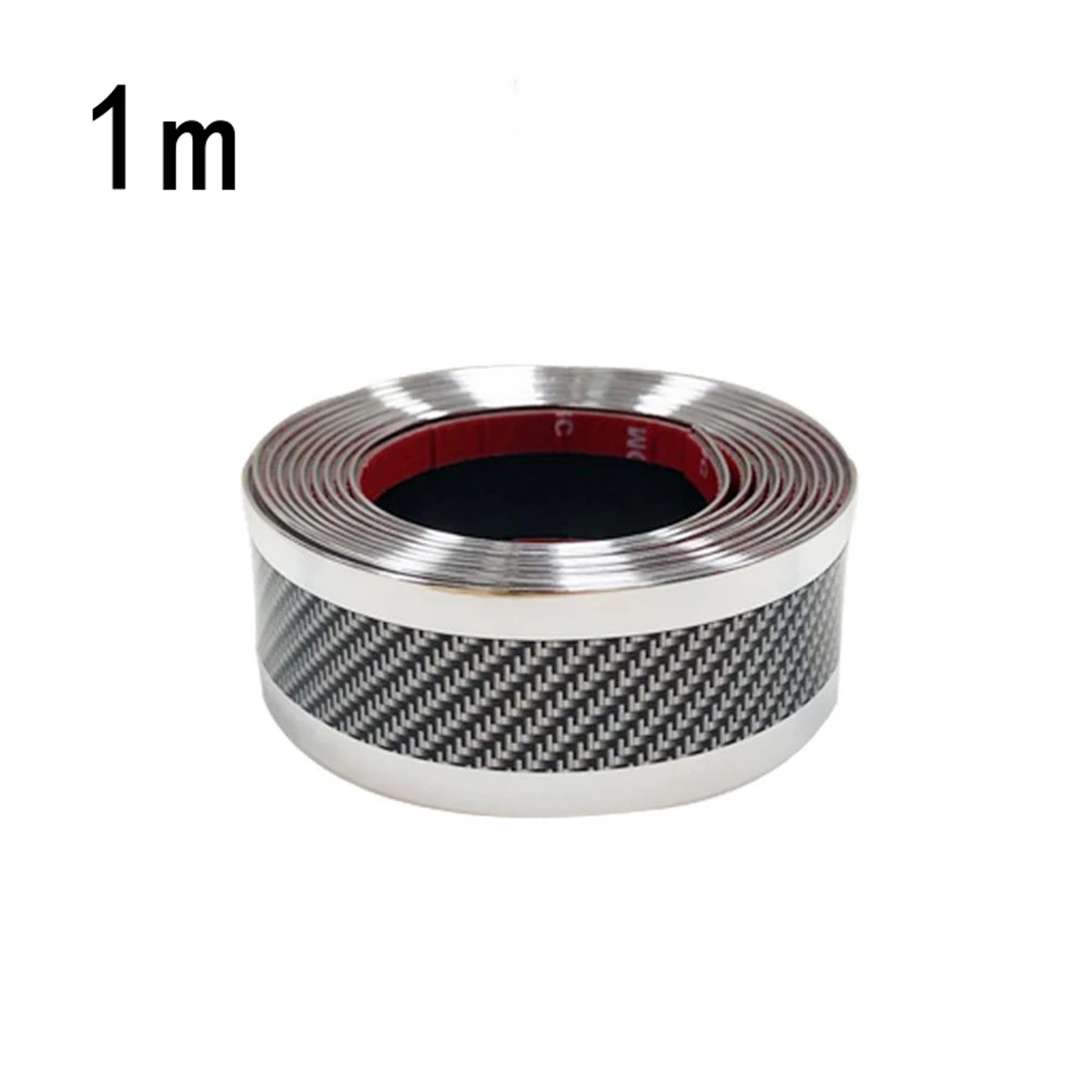 Car Threshold Protector Strip Anti Scratch Rubber Bumper Sticker With Carbon Fiber Texture 9