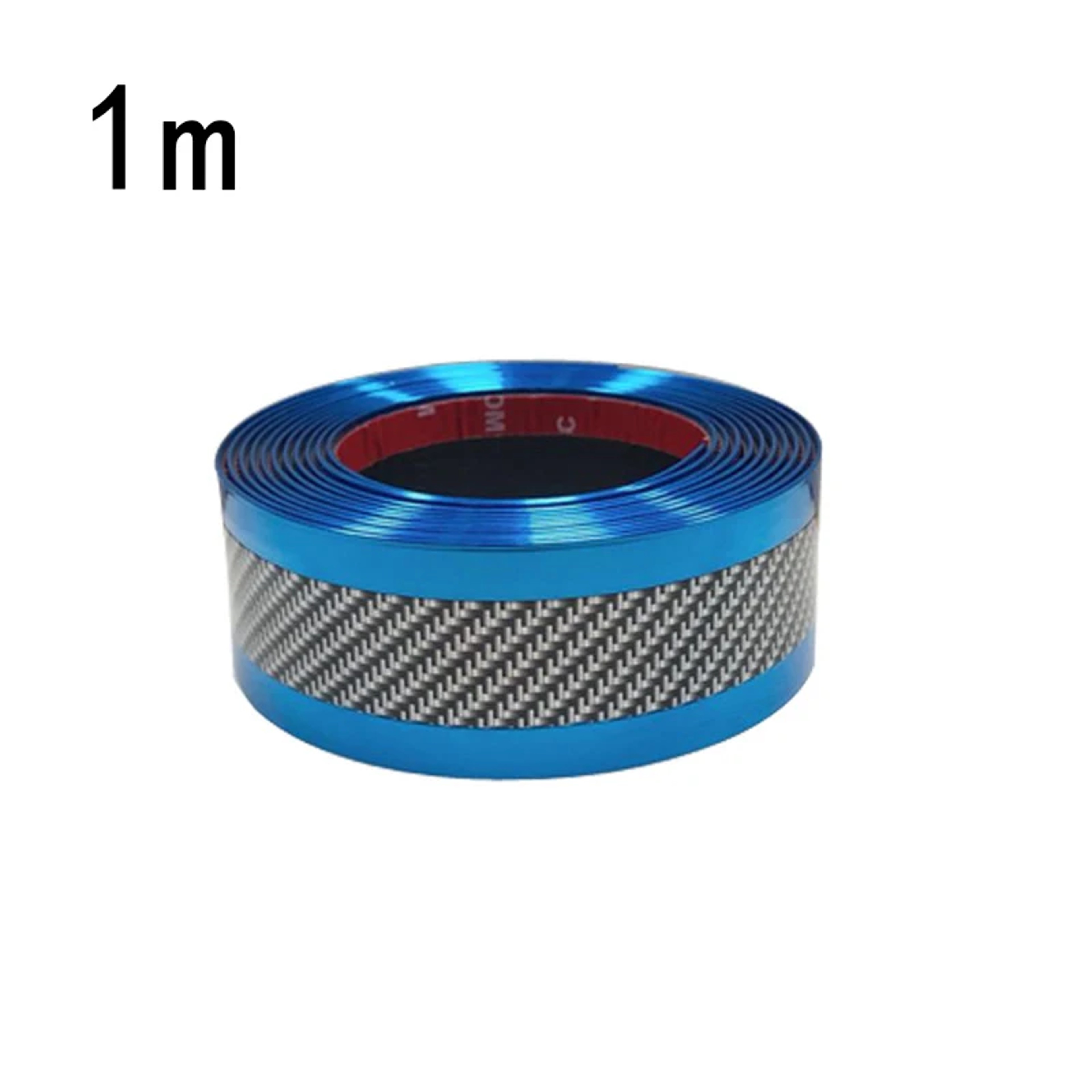 Car Threshold Protector Strip Anti Scratch Rubber Bumper Sticker With Carbon Fiber Texture 4