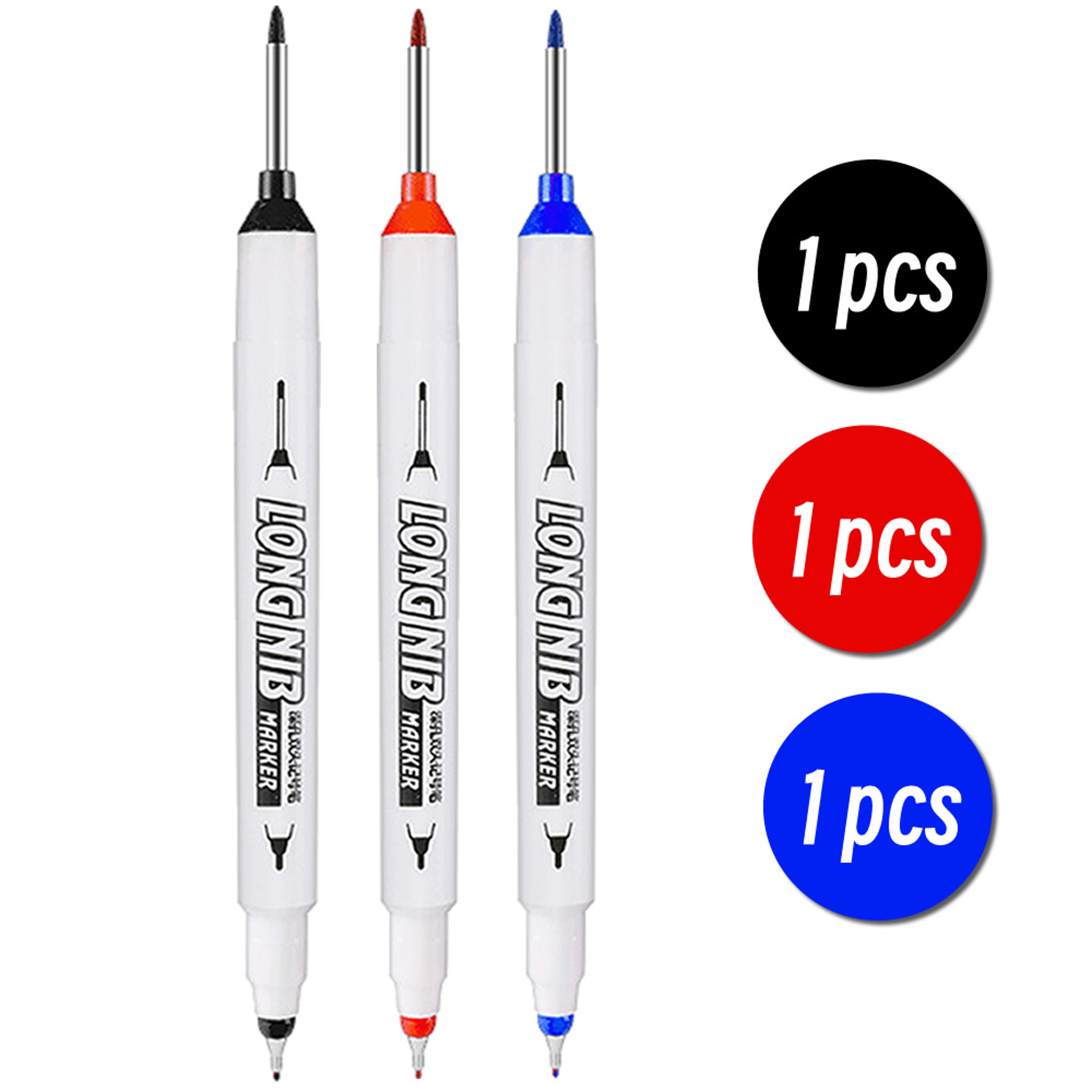 Double Tip Waterproof Nib Markers For Metal Wood  Bathroom Decor Multi Purpose Fine Tip Markers 9