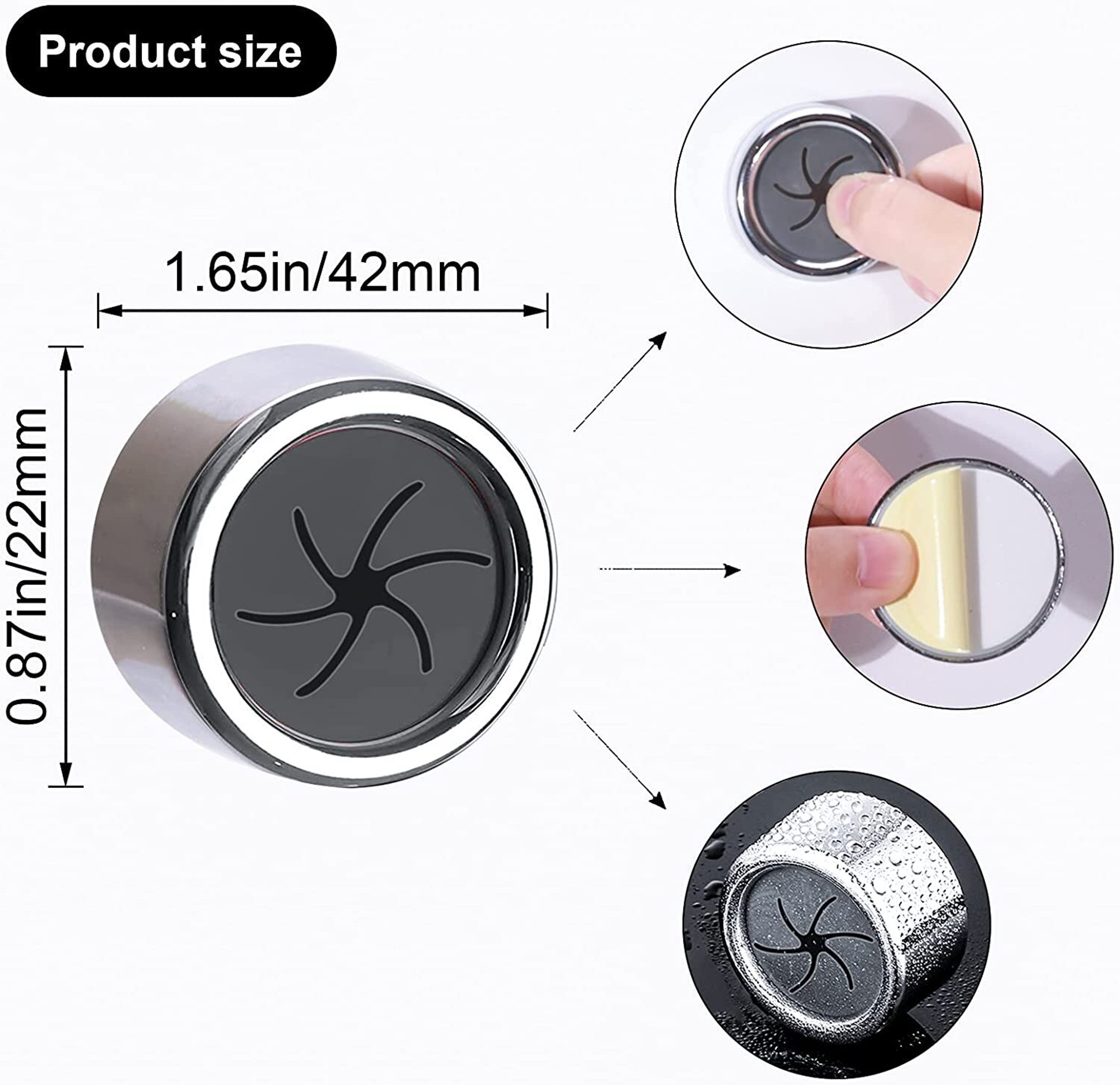 Non Punching Wall Hanging Dishcloth & Towel Clip Hook for Kitchen Multi Purpose Storage Organizer – view 6