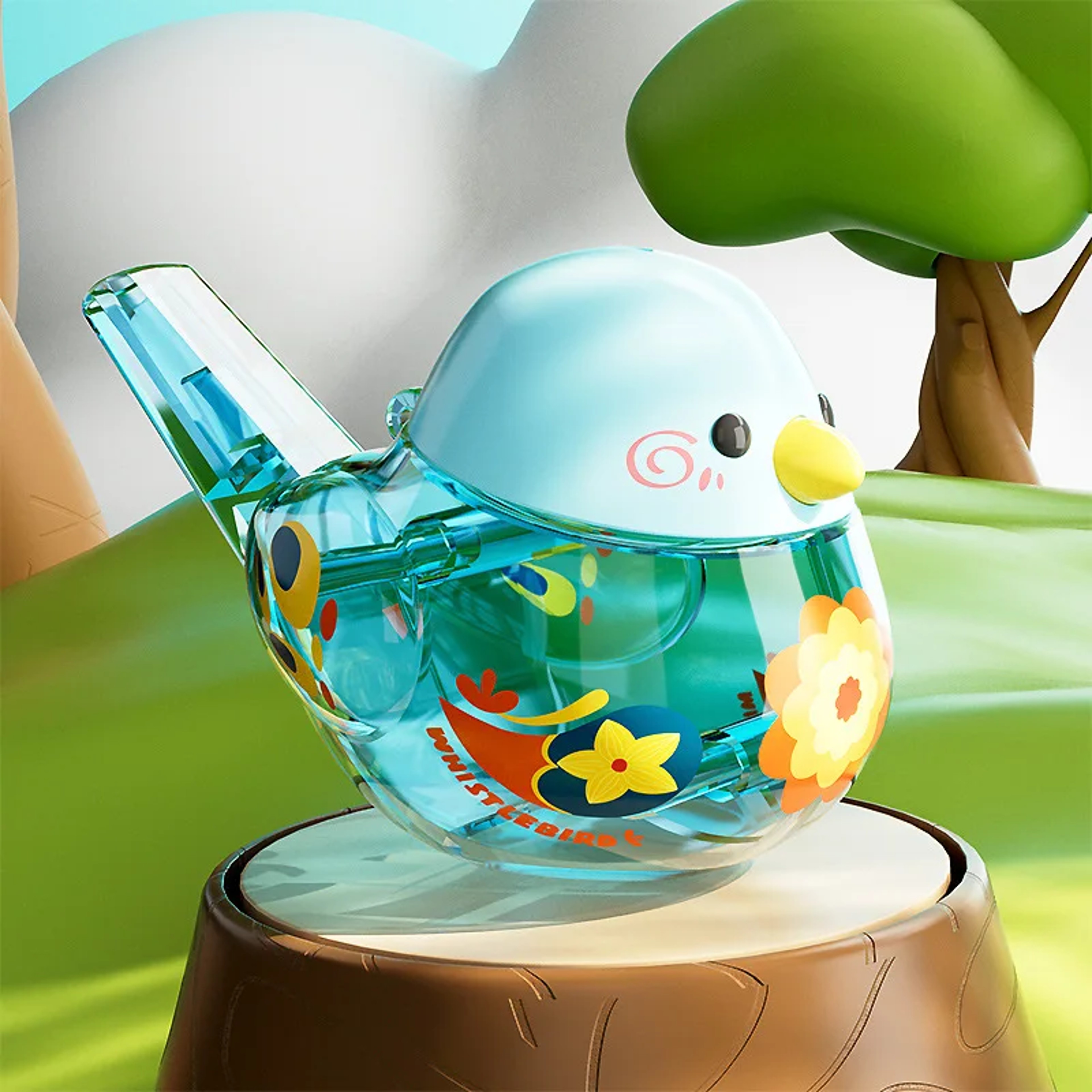 Water Bird Whistle For Babies Musical Toy With Addable Water For Fun Interactive Play 4