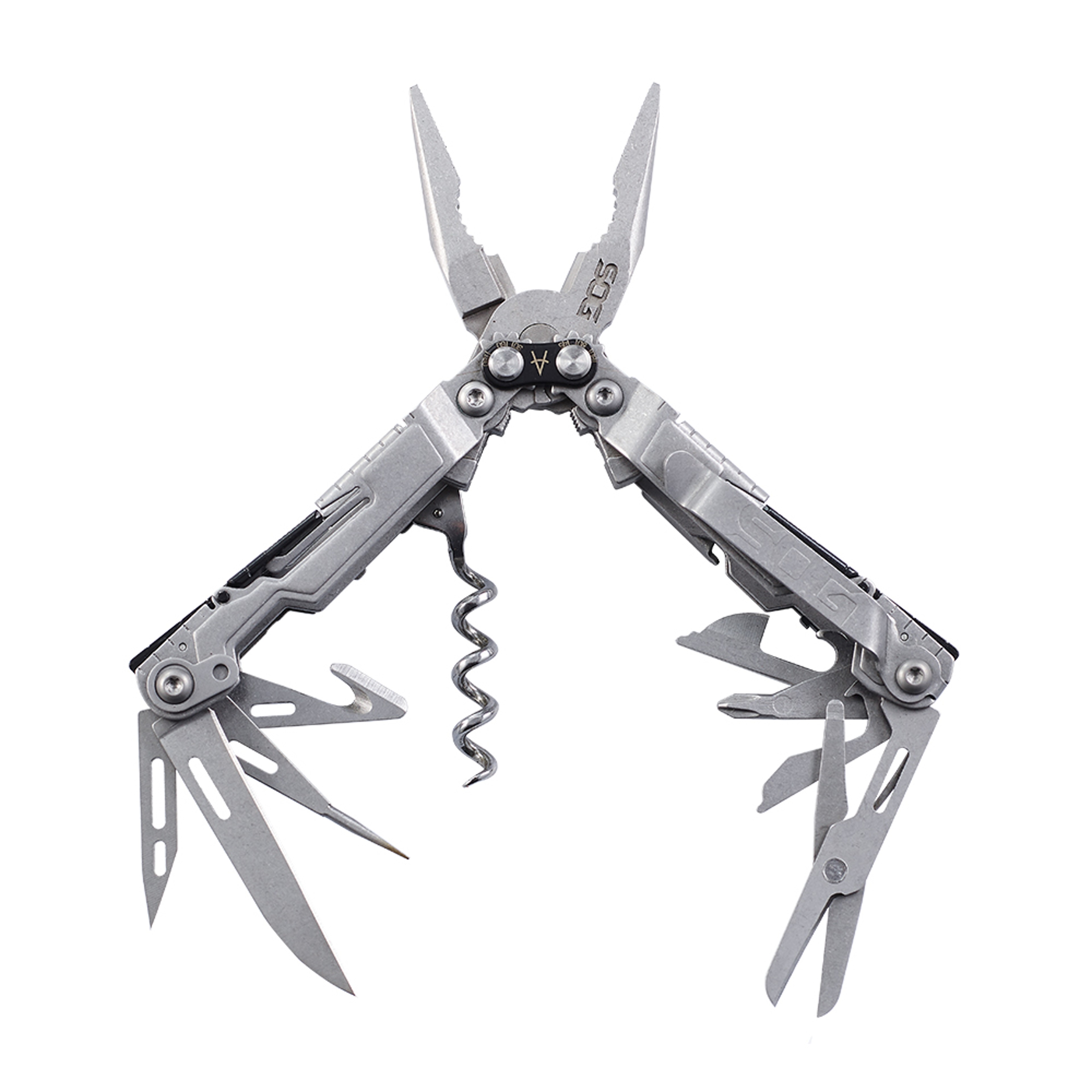 PowerLitre Folding Pliers Knife EDC Mini Multi Tools Portable Survival Pocket Scissors For Outdoor  3