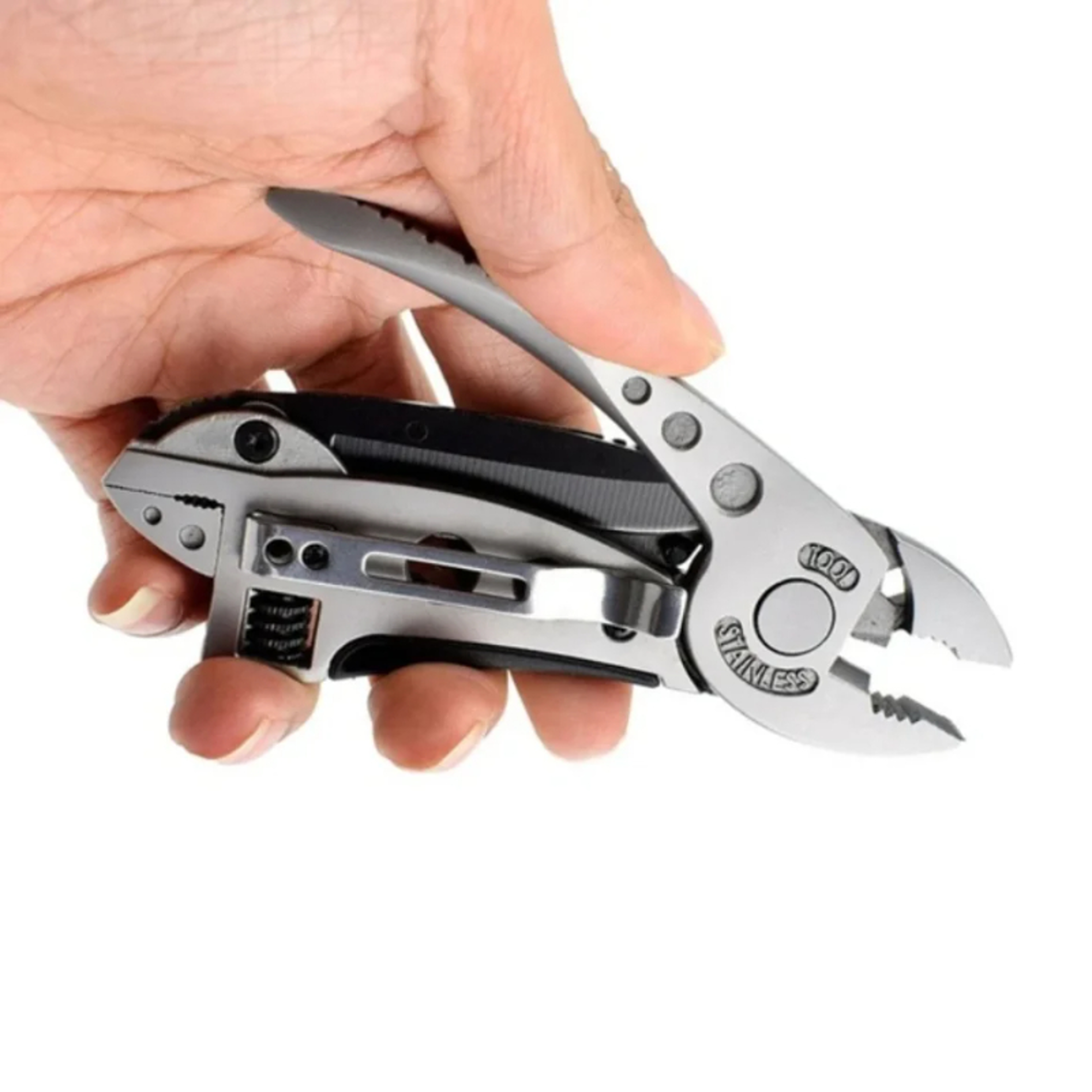Multi Tool Survival Knife Set Adjustable Wrench Knife Pliers Wire Cutter For Emergency And Outdoor  0