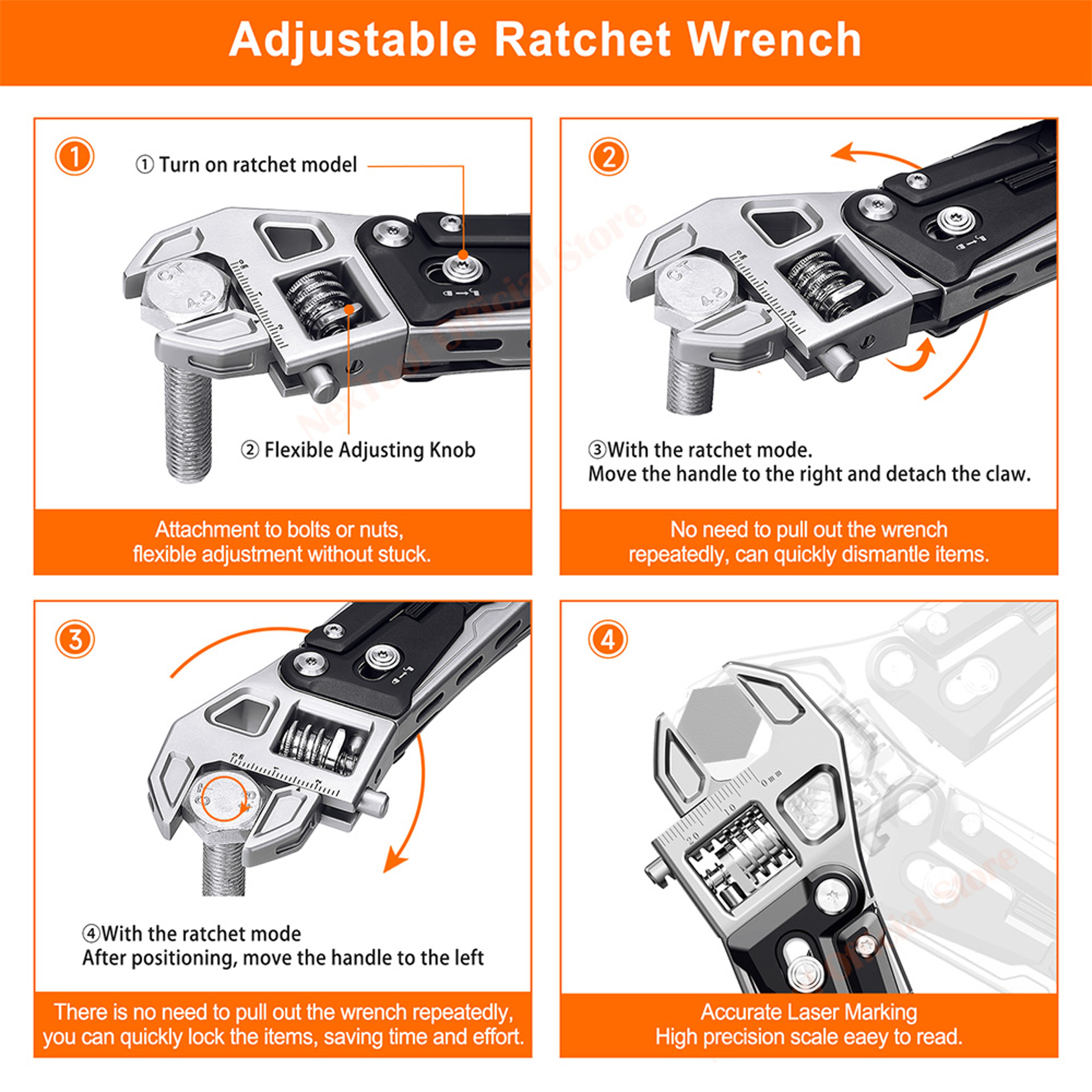 Multitool Wrench Adjustable Wrench Pliers Folding Knife  Screwdriver Ultimate Hand Tools For Woodwo 2