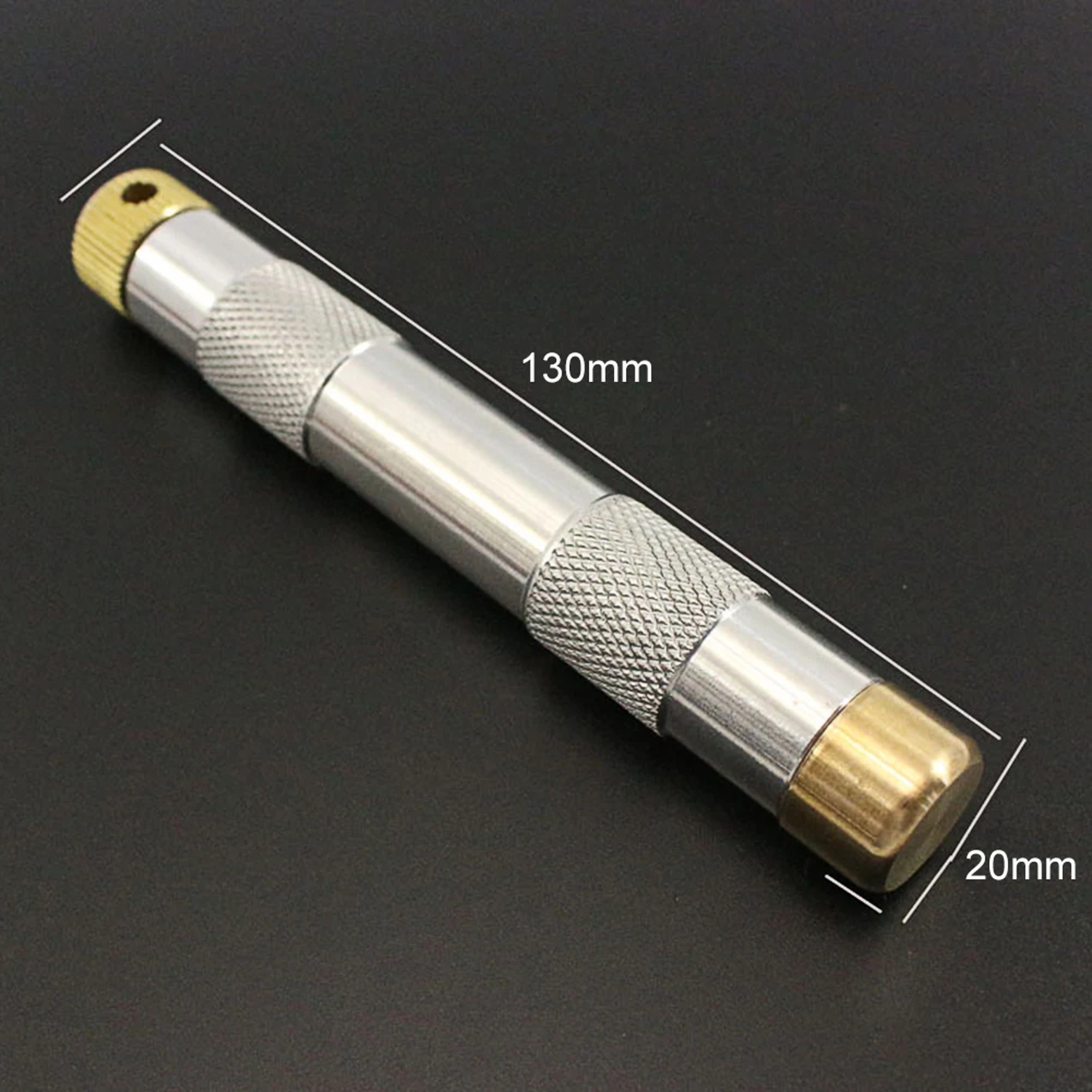 Brass Survival Fire Starter Tube With Outdoor Igniter Piston 3