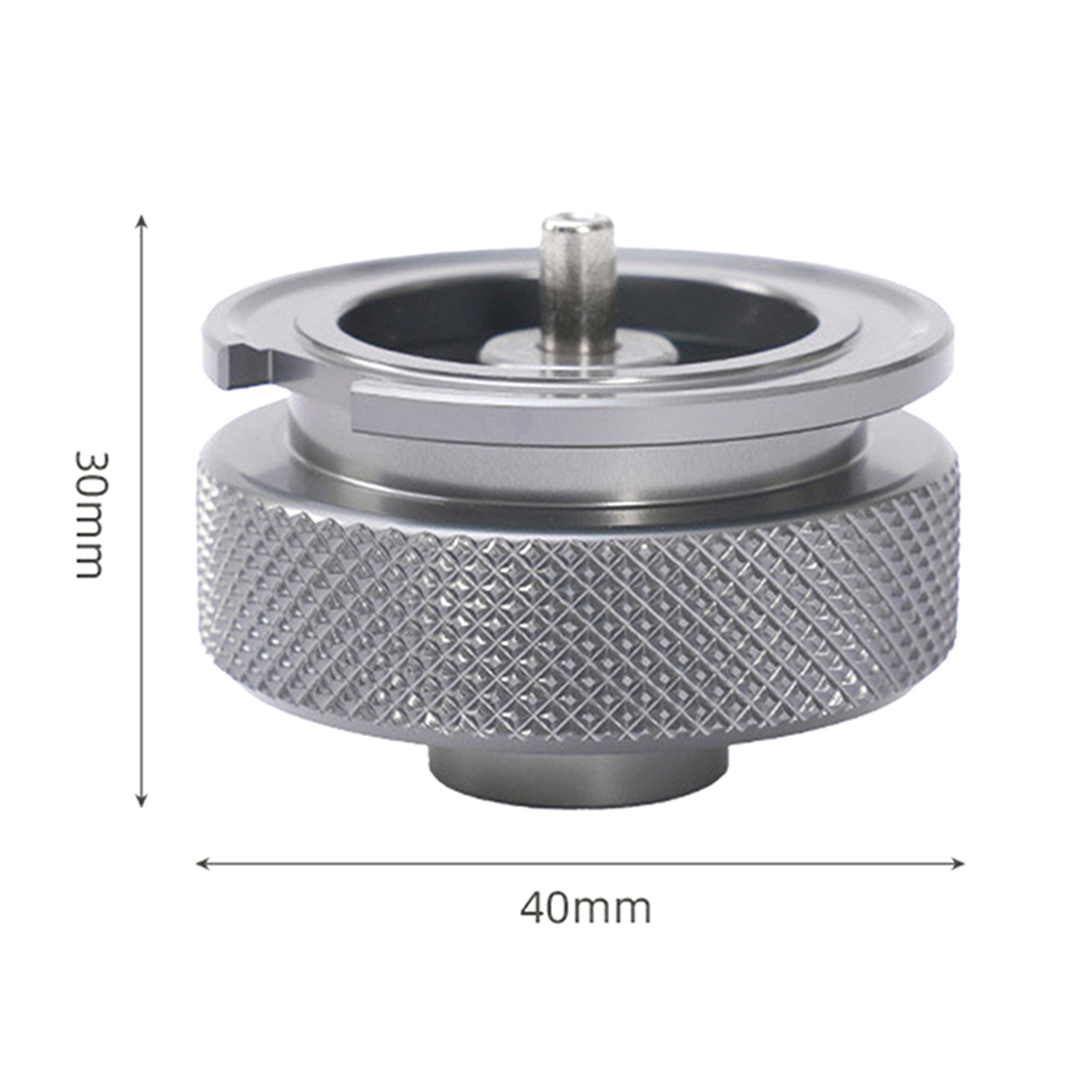 Flat Cylinder To Cartridge Gas Adapter Butane Torch Connector For Camping 5