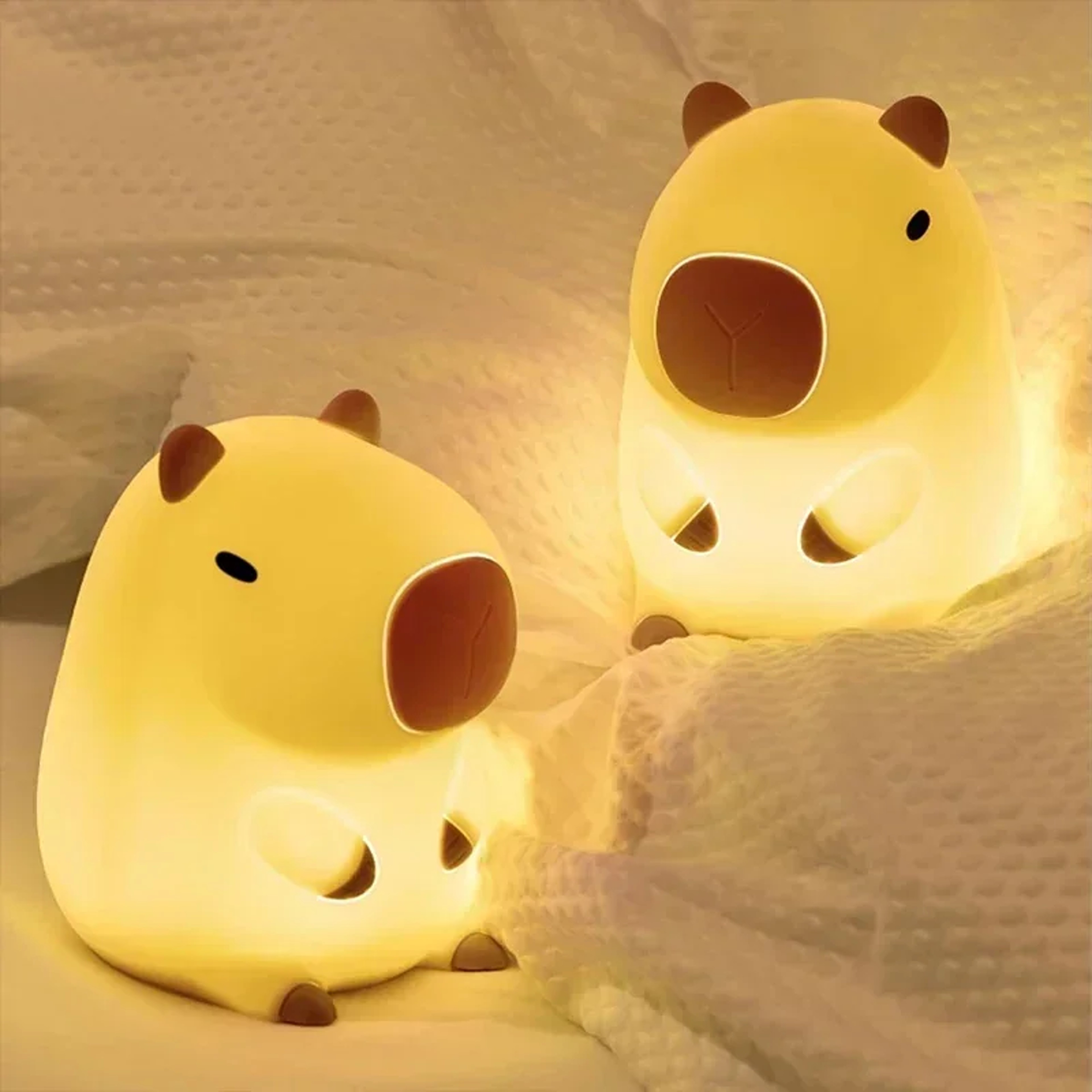 Silicone Night Light USB Rechargeable Kids Night Light Touch Control Bedside Lamp – view 5
