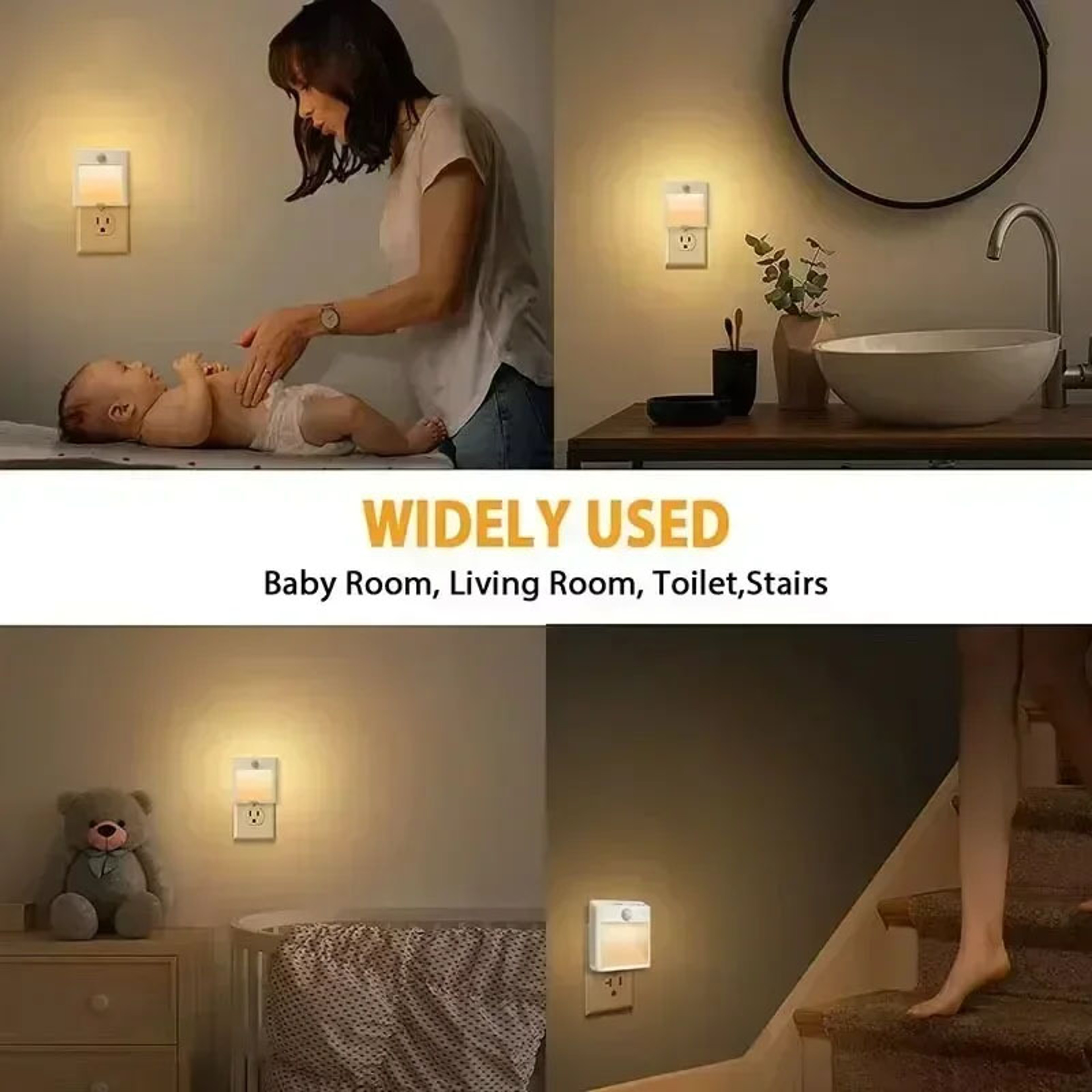 Smart Motion Sensor Night Light In LED Night Light With Adjustable Brightness For Bedroom Hallway S 5