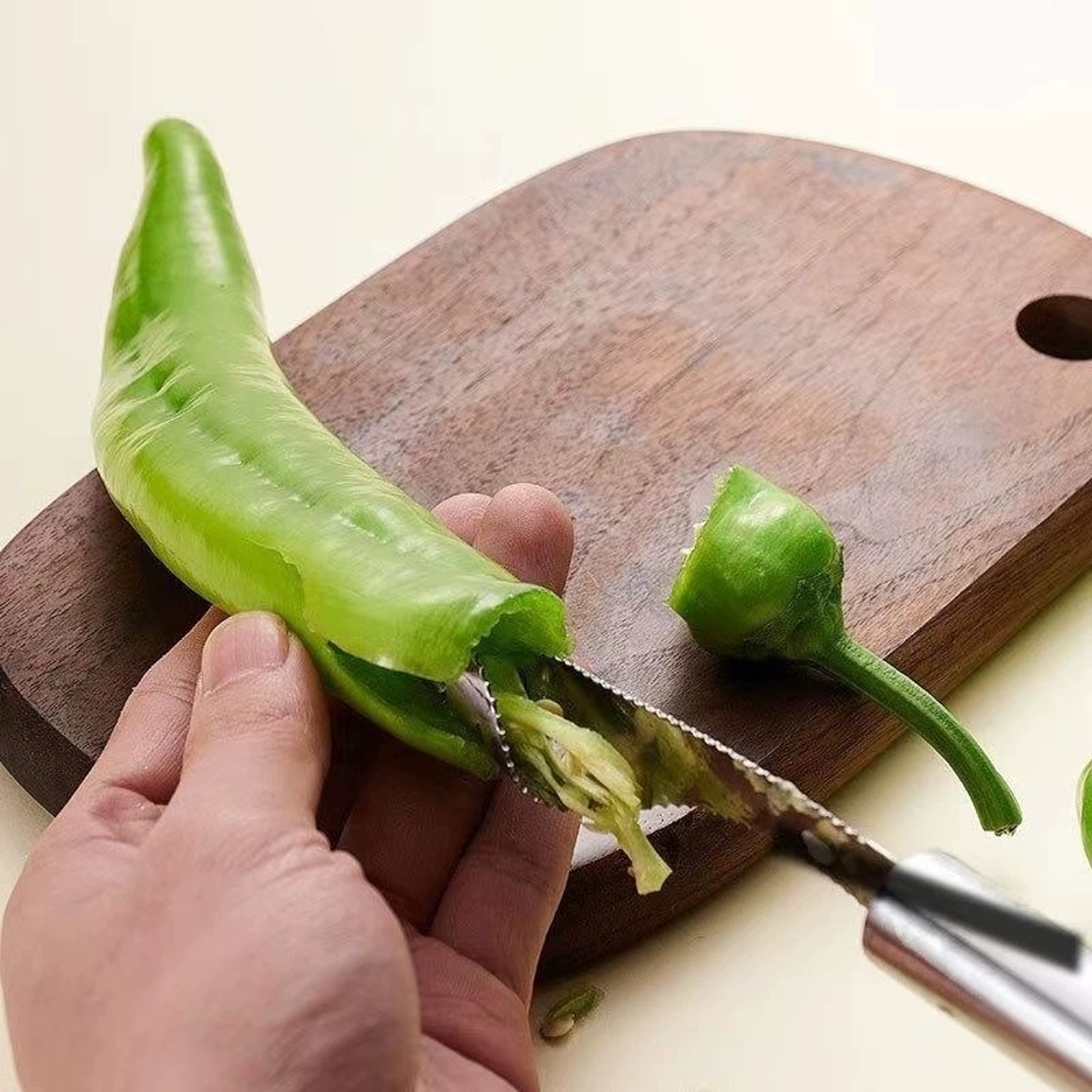 3 Piece Jalapeno Pepper Corer Set Stainless Steel Vegetable Corer Tool For BBQ Kitchen Camping 5