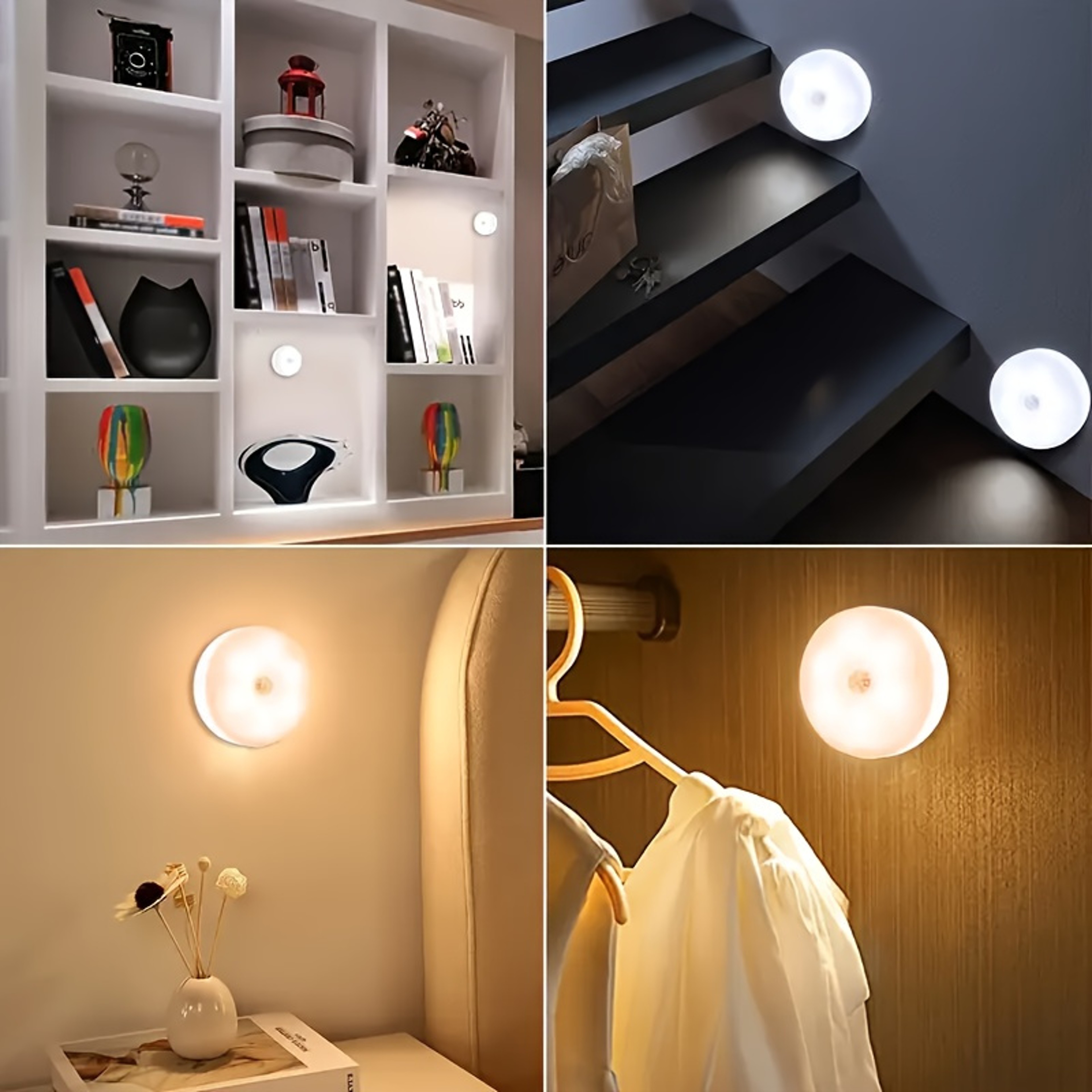 Motion Sensor Night Lights Wireless LED Night Lights For Stairs Closets Hallways And Bedrooms 6