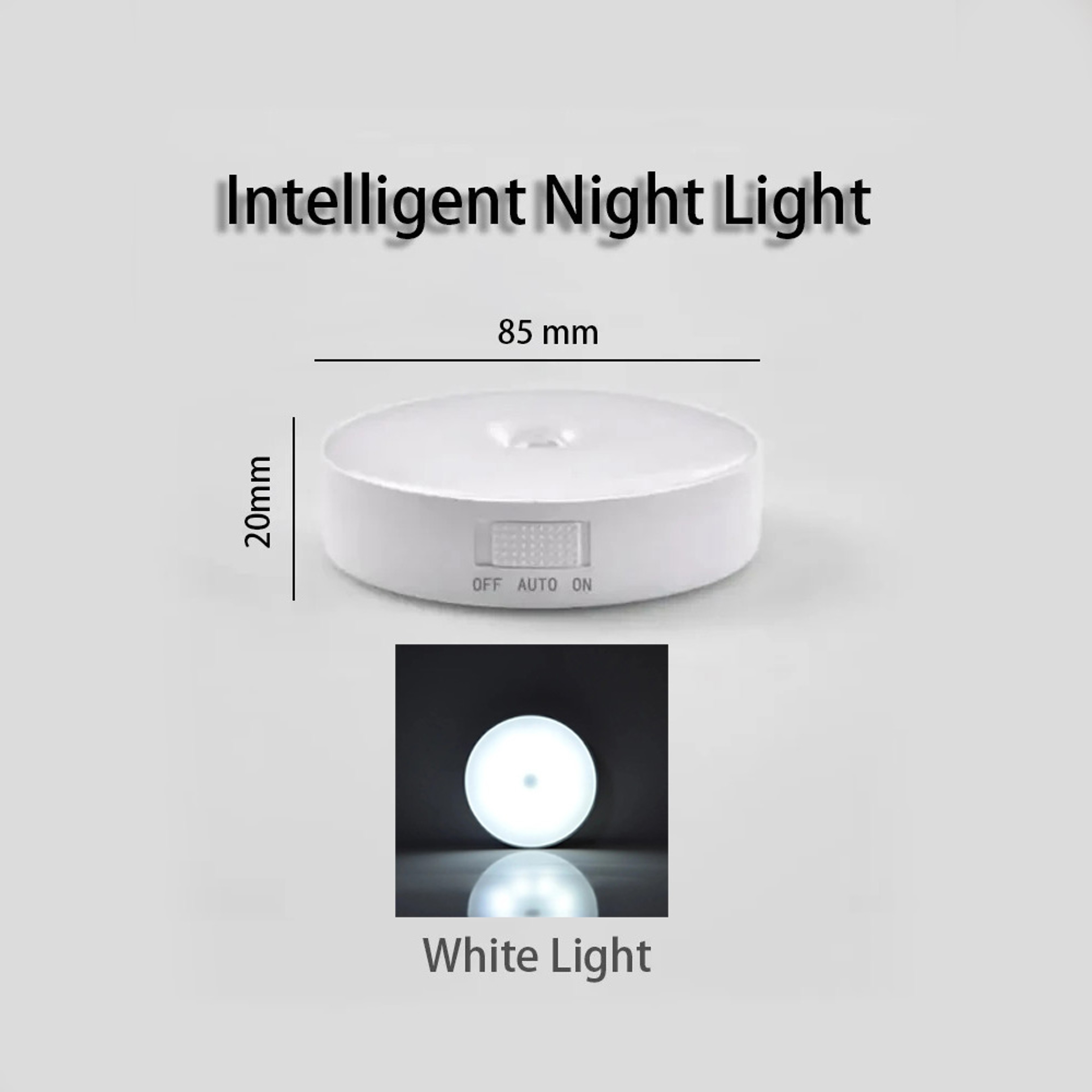 Motion Sensor Night Lights USB Rechargeable Wireless Closet Lights For Cabinets Wardrobes And Stair 7