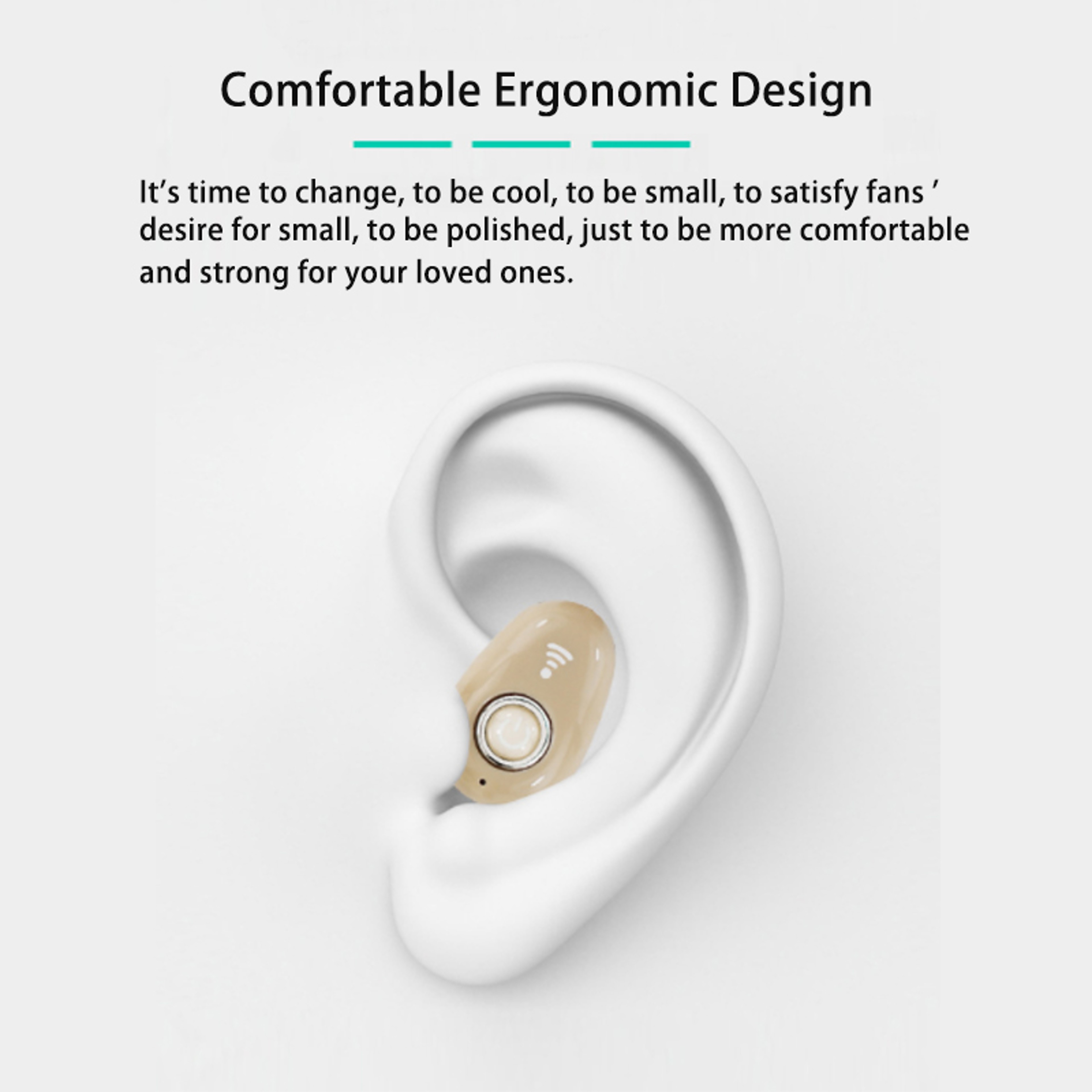 Mini Wireless Earbuds With Noise Cancelling Microphone Bluetooth Stereo Headphones 2