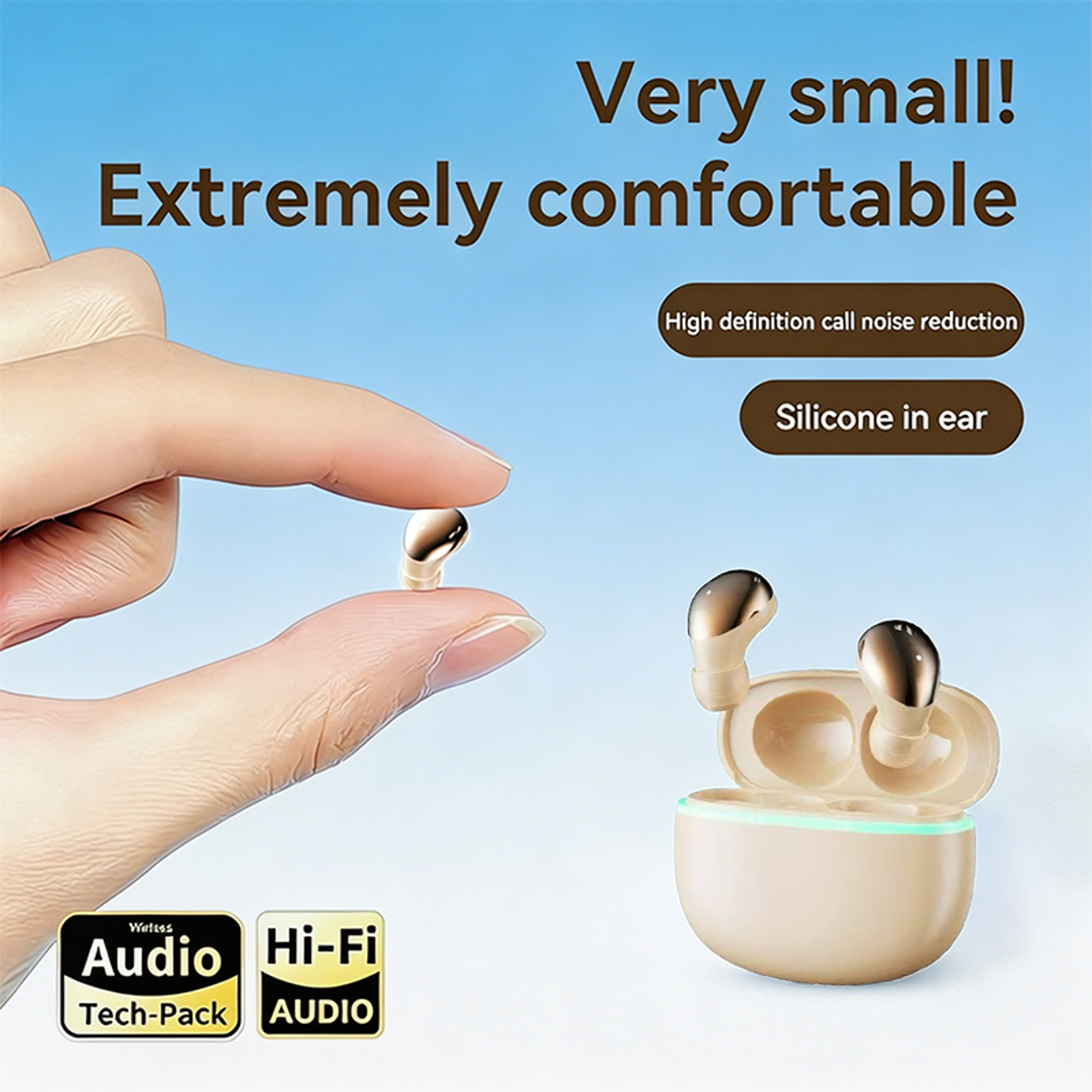 SleepSound Bluetooth 54 Invisible Earbuds For Sleeping  Sports With Deep Bass 1