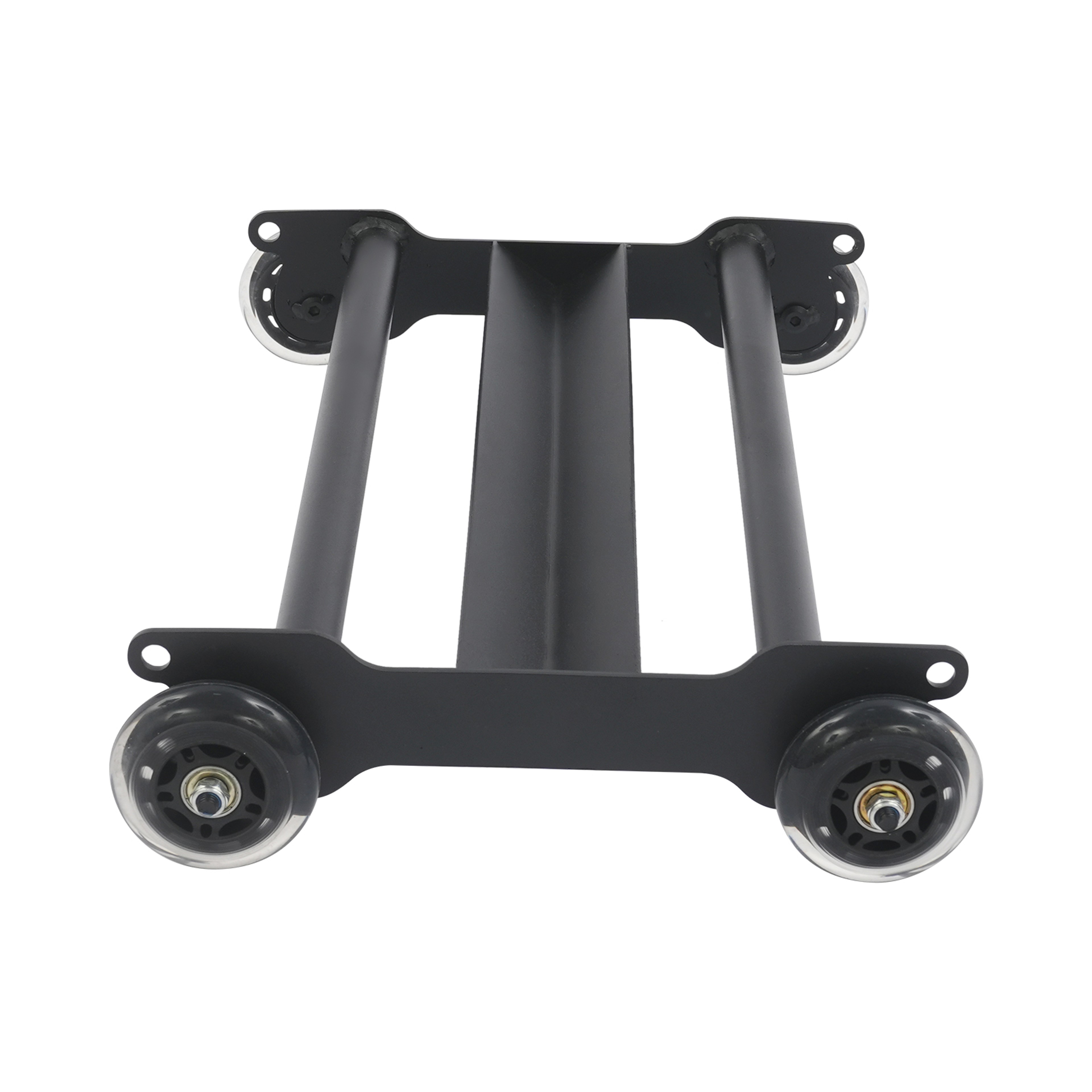 Steel Abdominal Trainer With Wheels Foldable Ab Workout Machine For Home Gym Core Training 6