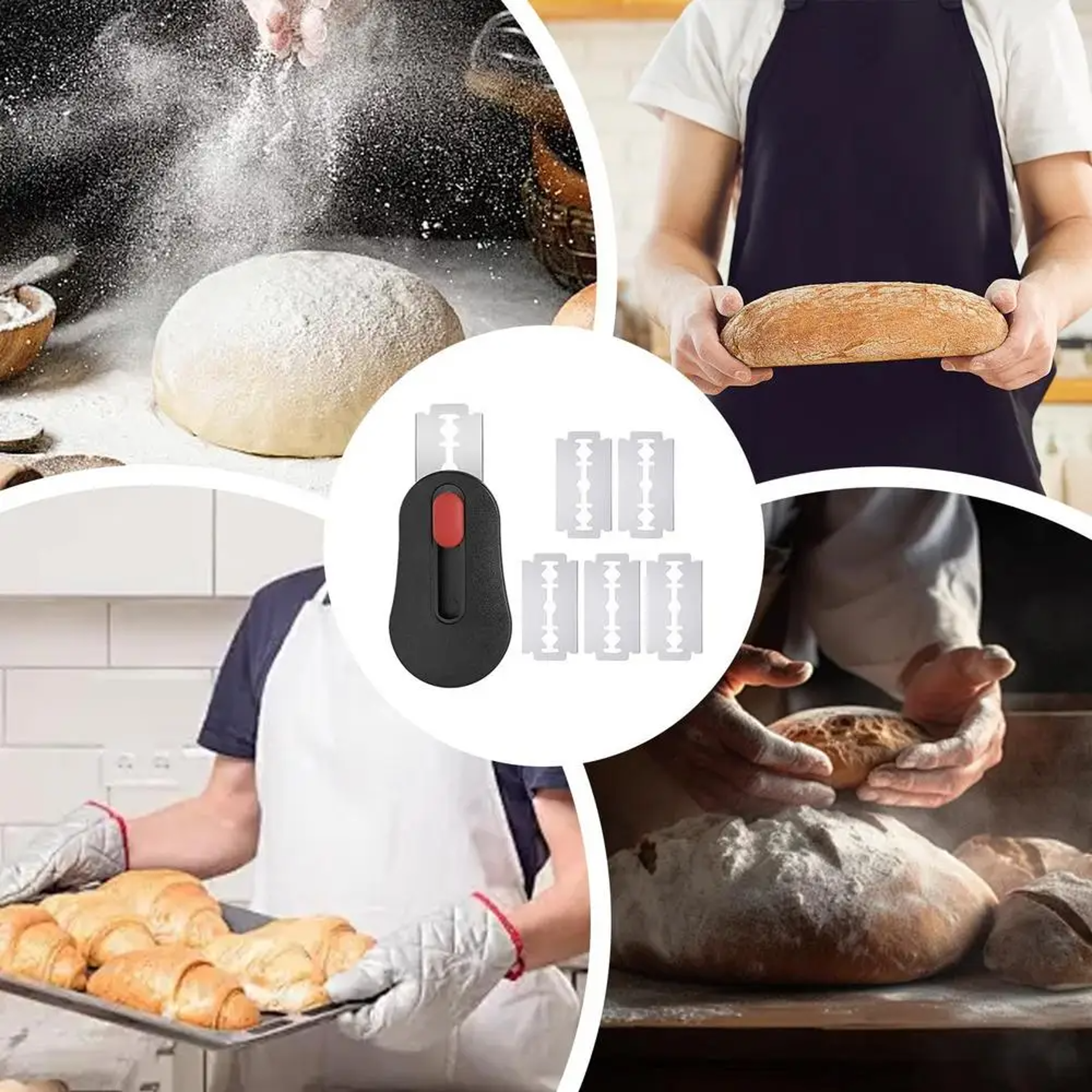 Precision Bread Lame Sourdough Scoring Tool with 5 Replacement Blades – view 6