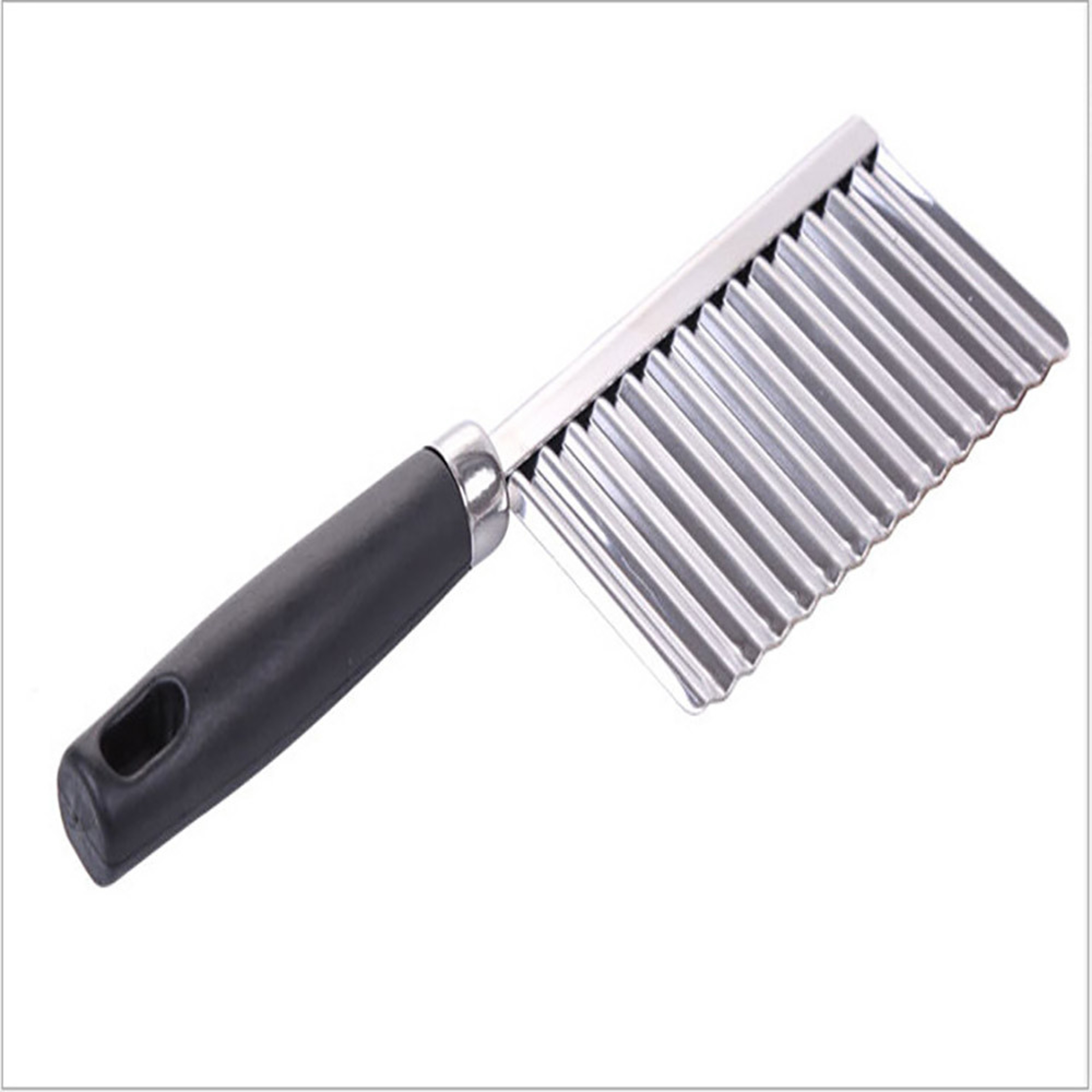 Stainless Steel Crinkle Cutter Wavy Potato Cutter And Vegetable Slicer For Fries 7