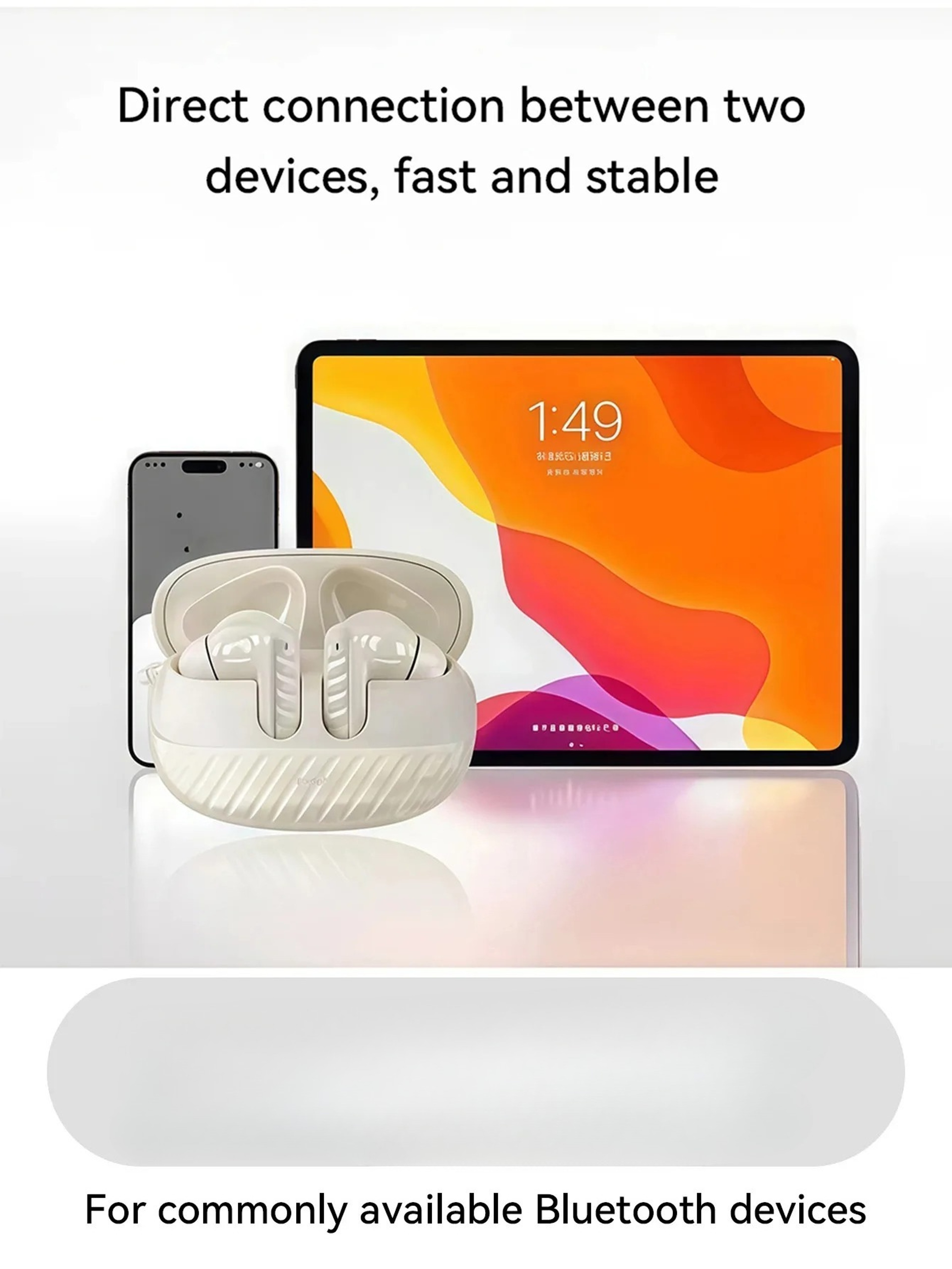 TWS Wireless Earbuds With Noise Cancelling Mic For Sports Music And Gaming 4