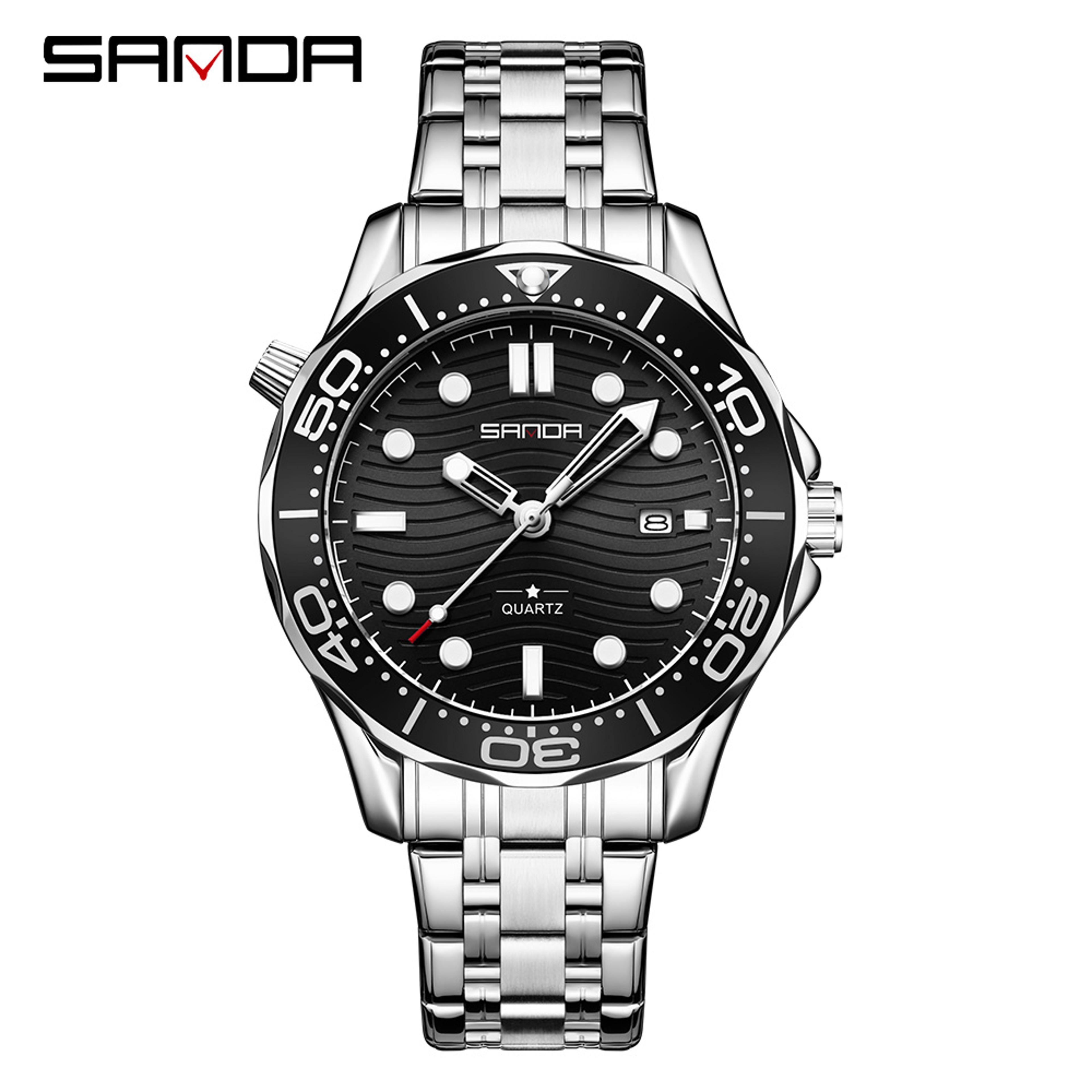 Mens Quartz Watch Waterproof Luminous Business Calendar Watch 11