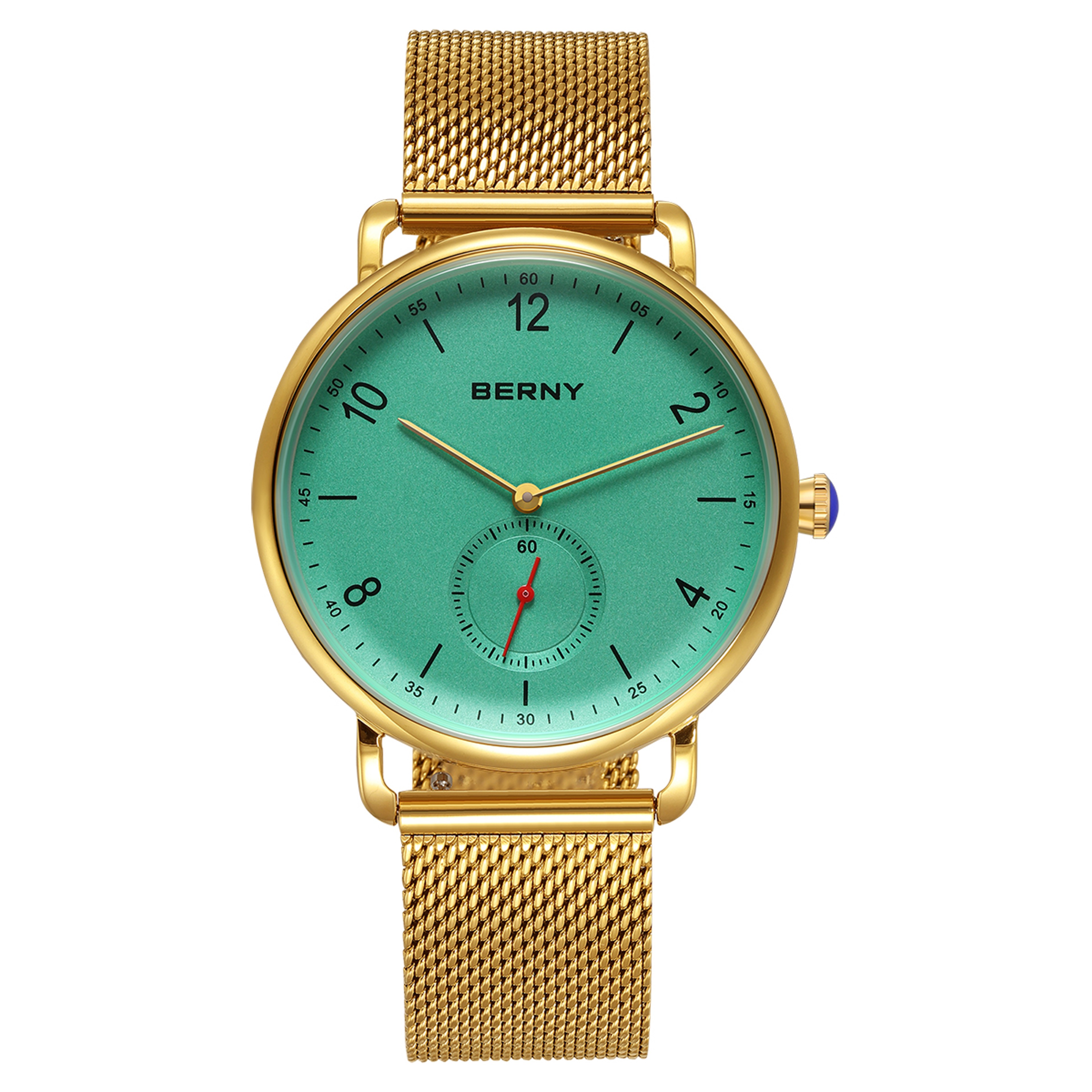 Minimalist Mens Quartz Watch Stainless Steel Waterproof Wristwatch 7