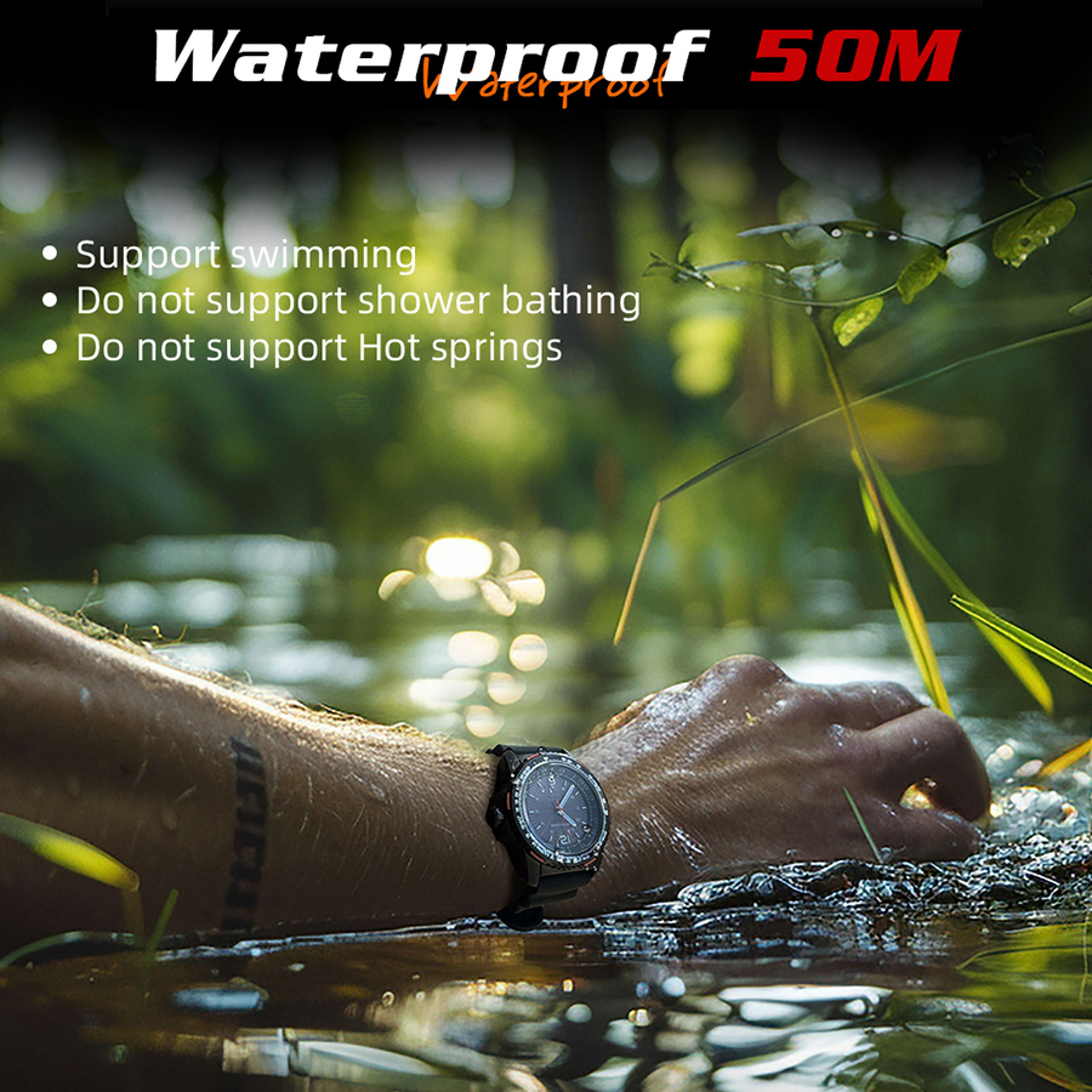 Solar Powered Military Watch Waterproof Outdoor Watch 5