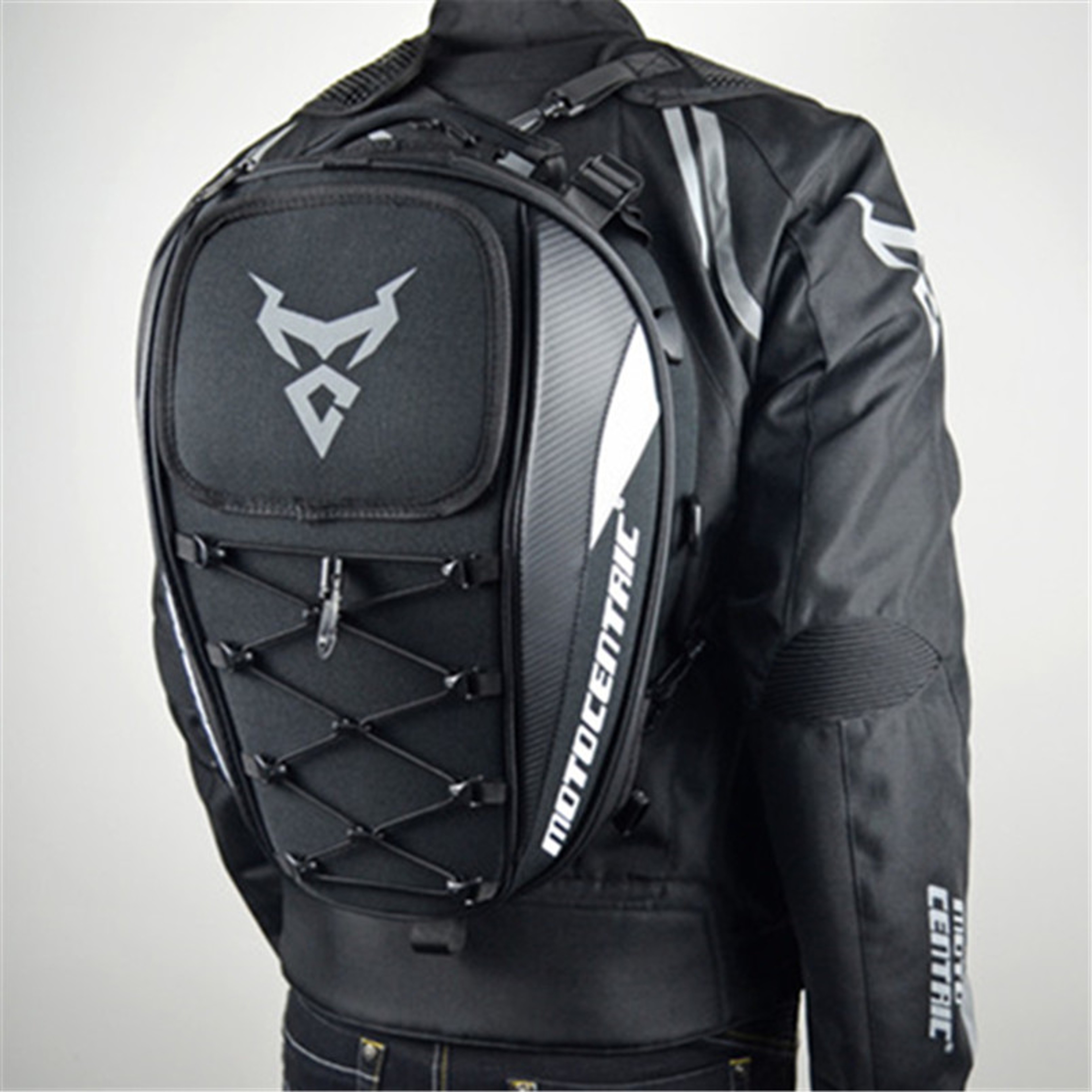 Waterproof Motorcycle Tail Bag Expandable Rear Seat Bag And Rider Backpack 0