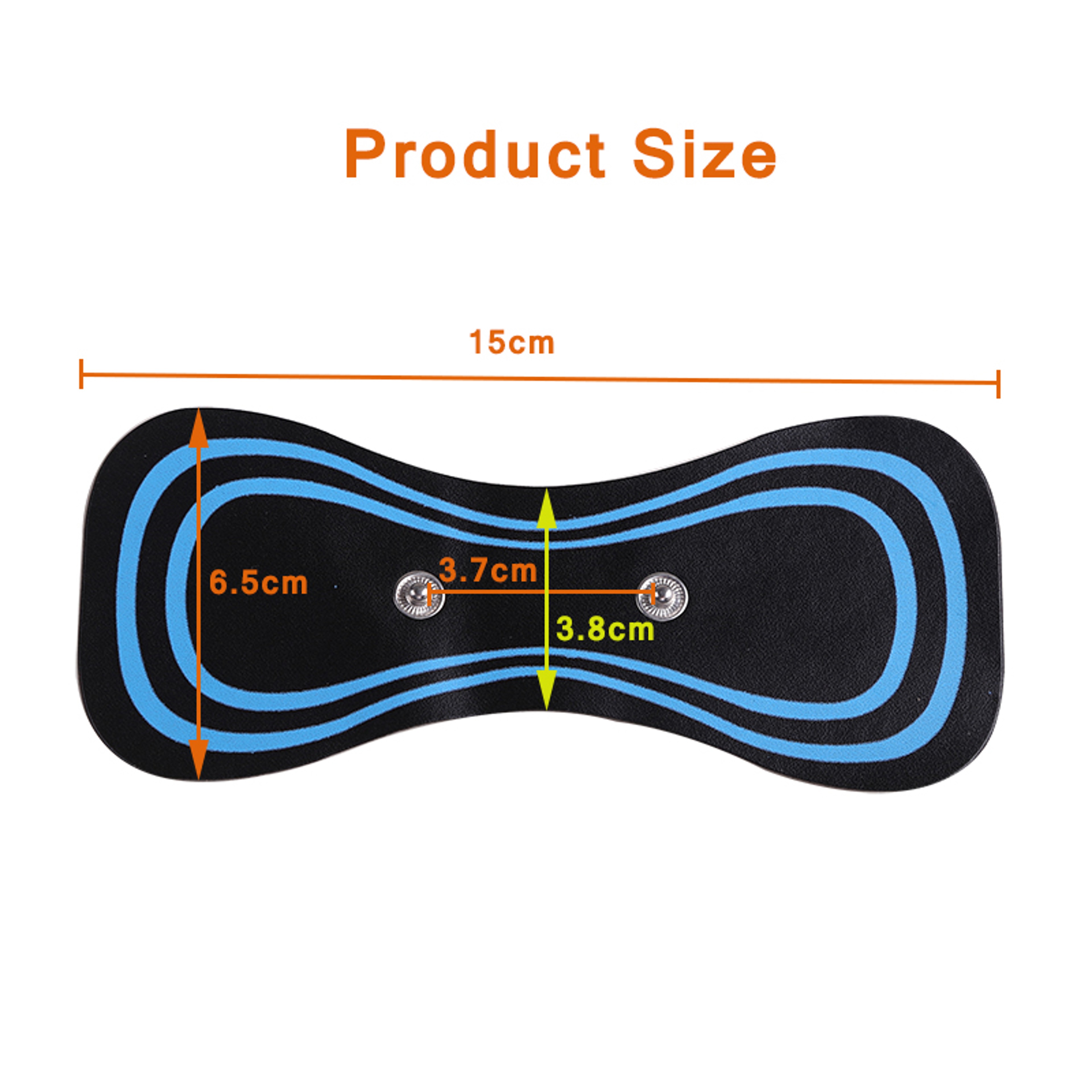 Portable EMS Neck Massager Electric Muscle Stimulator Patch 3
