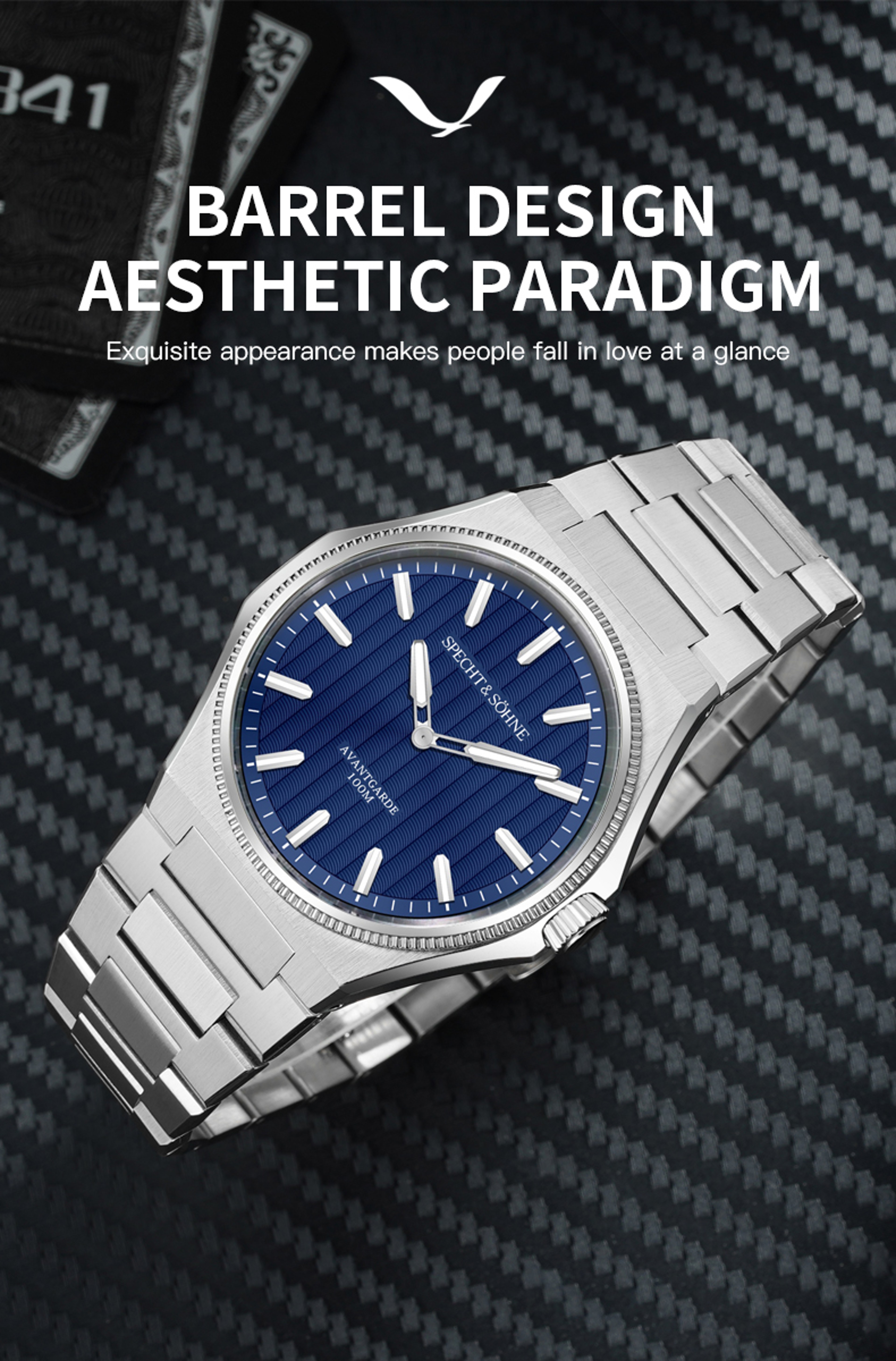 Ultra Thin Mens Watch Green Dial Waterproof Sapphire Quartz 6