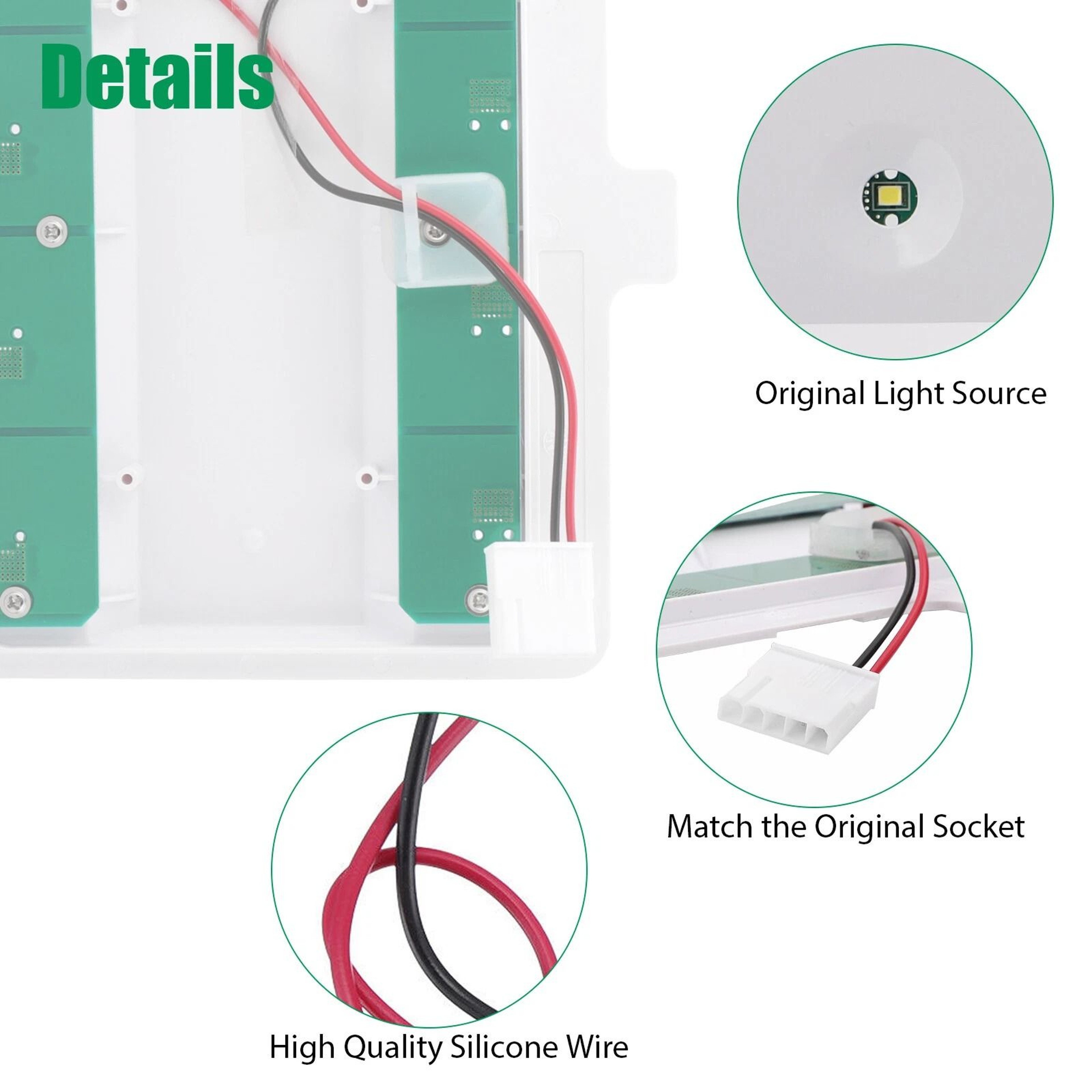 Whirlpool Refrigerator LED Light Replacement Module Durable  Waterproof 5