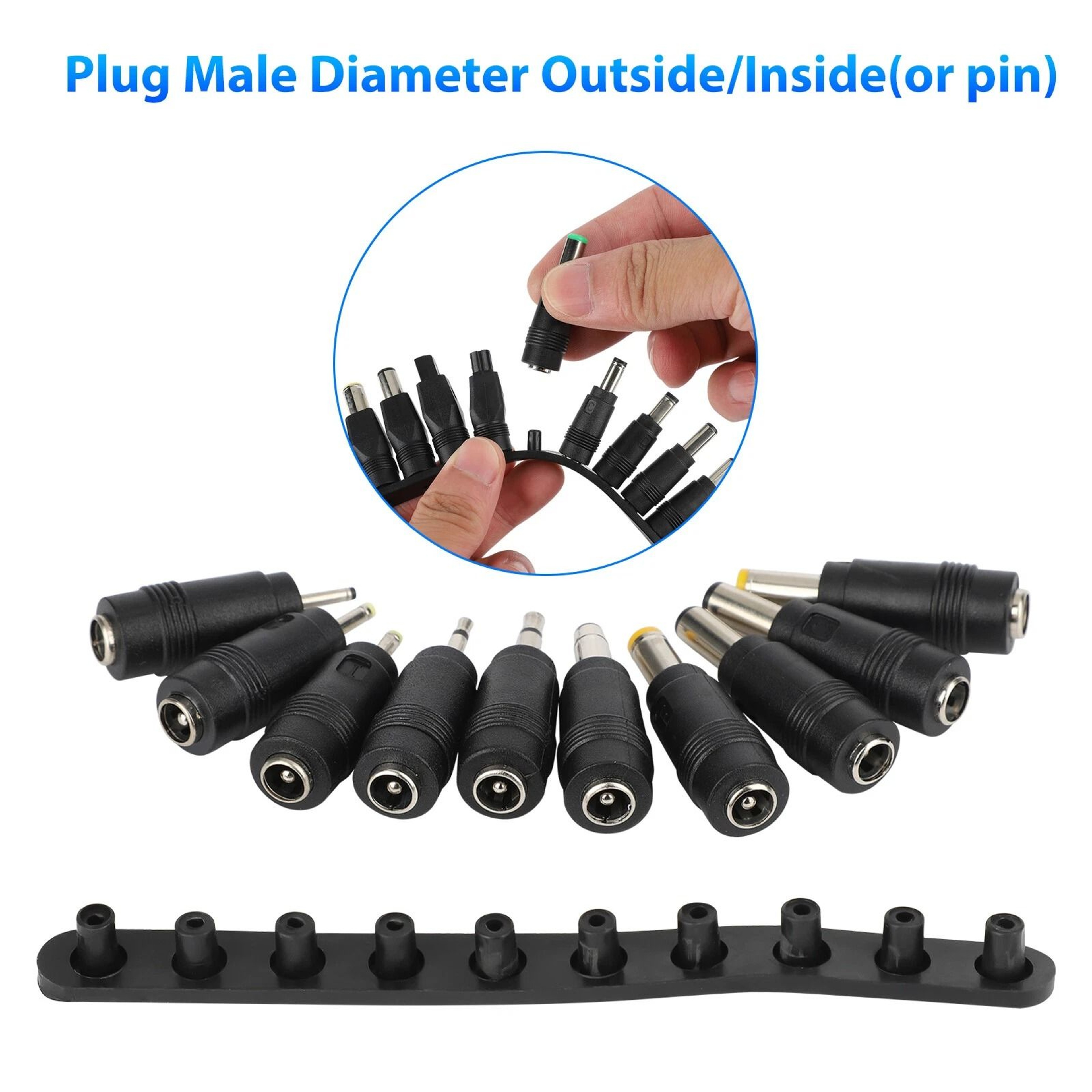 DC Plug Charger Kit Universal Power Adapter For Laptops 2