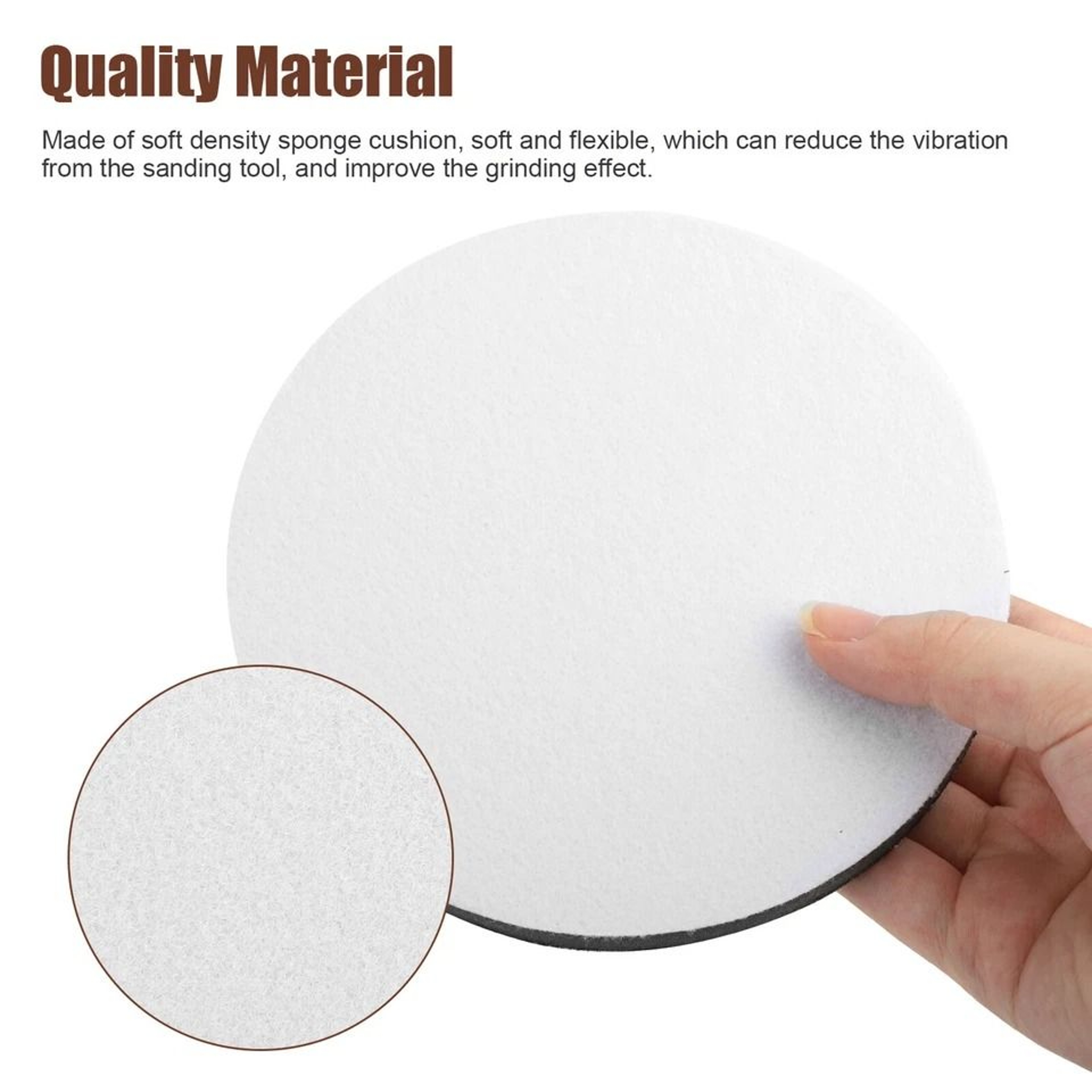 Hook Loop Foam Cushion Interface Sanding Disc Backing Pad For Sanding Tools 3