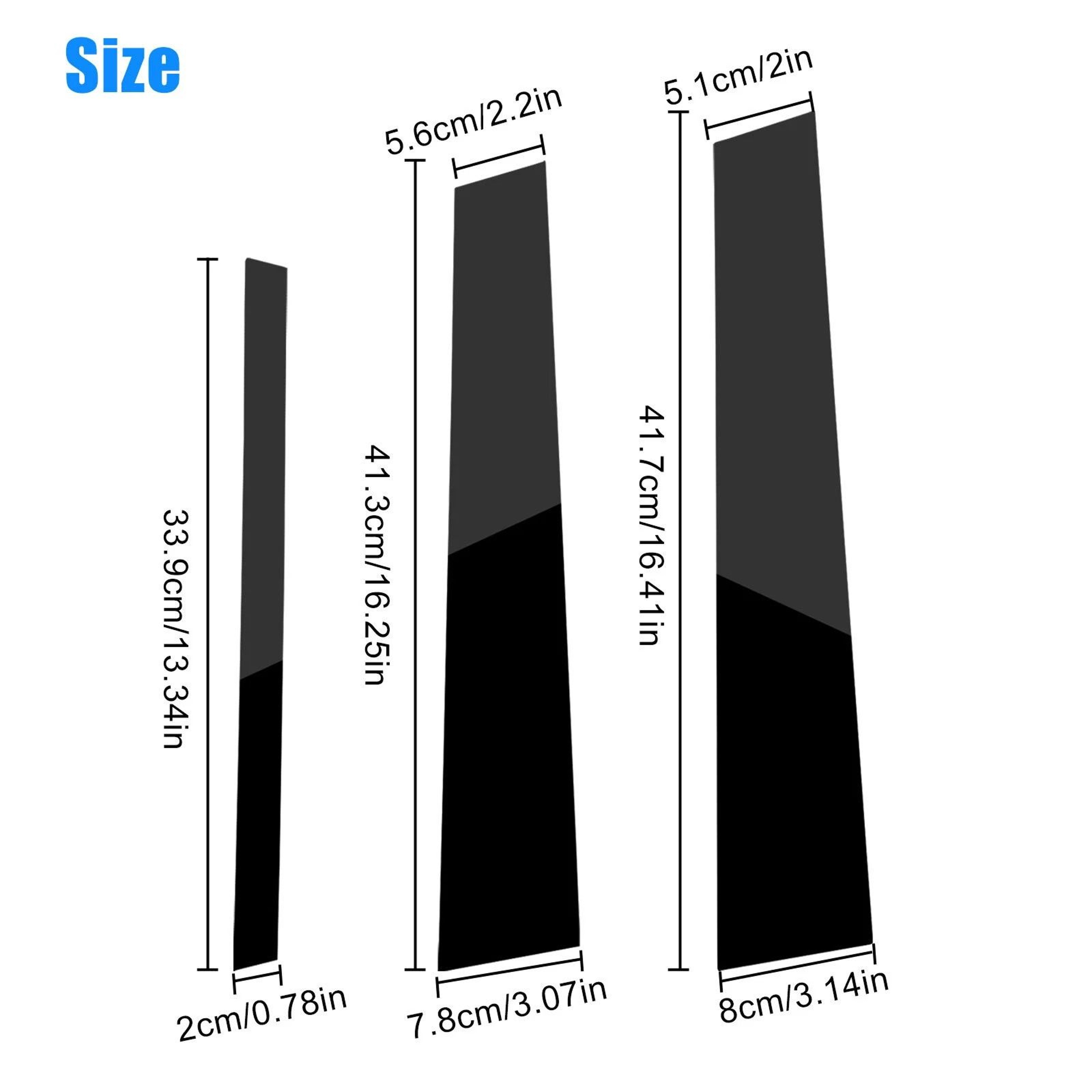 Window Pillar Posts Door Trim Molding Covers  Durable EasytoInstall Enhancement 3