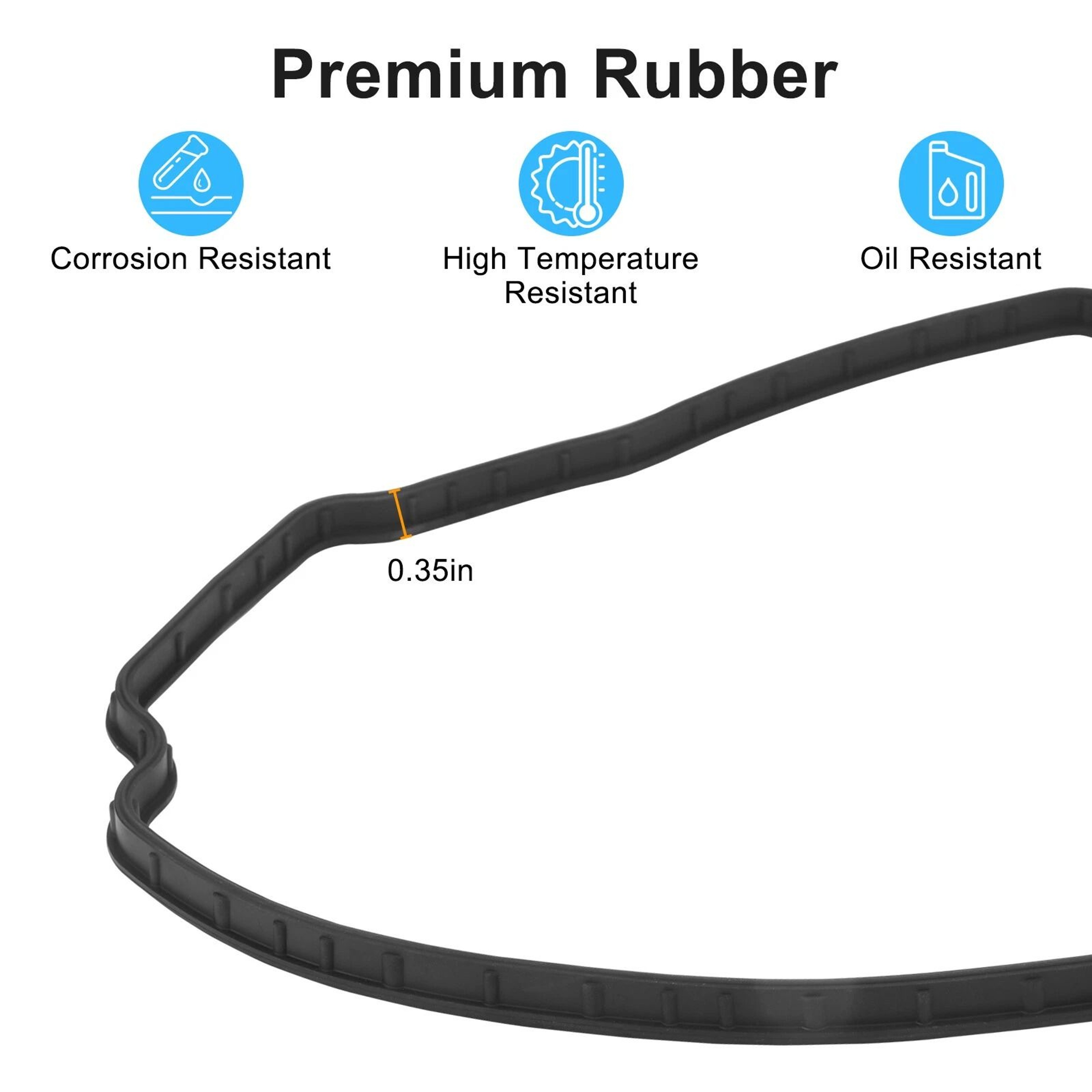 Valve Cover Gasket  Replacement Seal For Optimal Engine 2