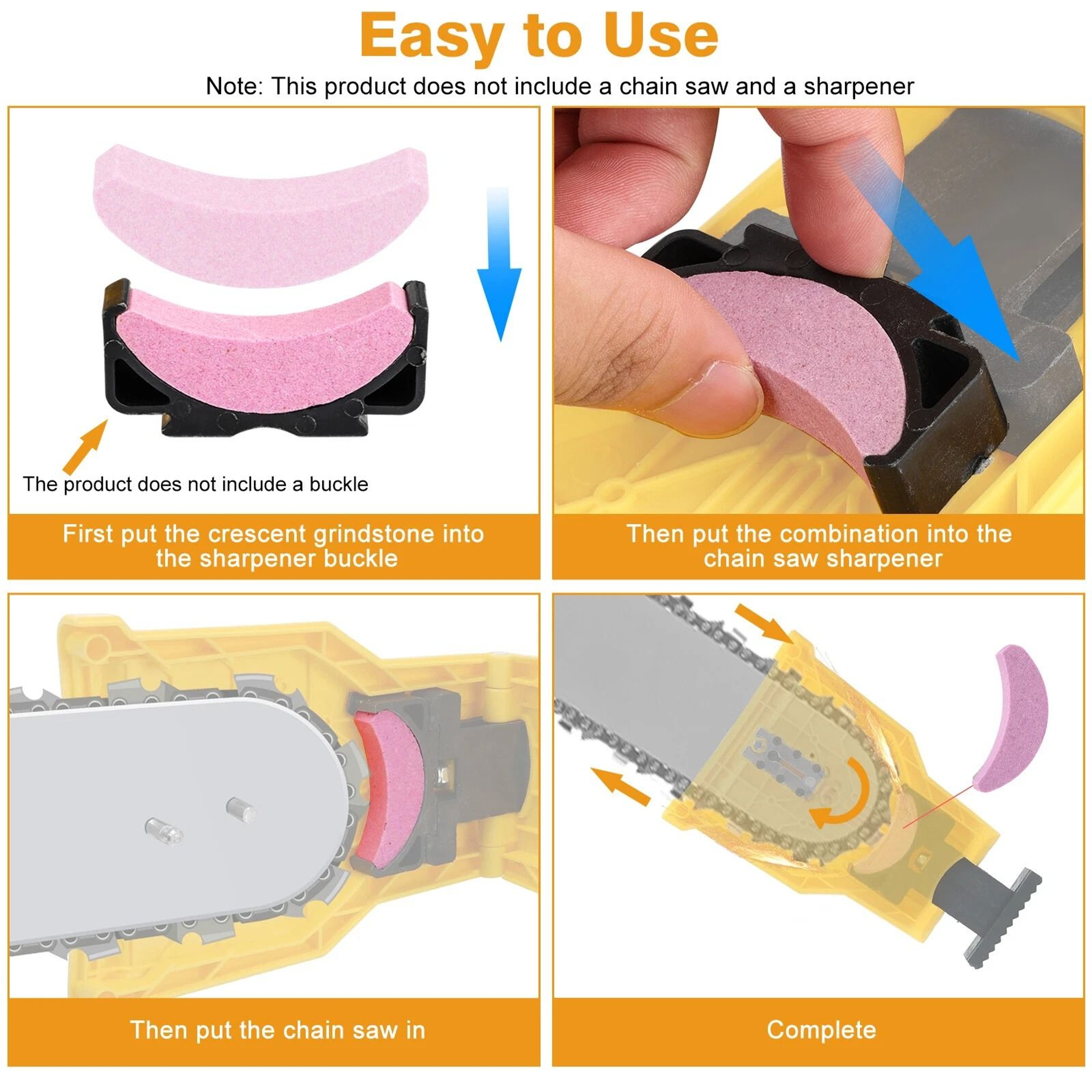 Chainsaw Blade Teeth Sharpener  Fast Grinding Stone 2