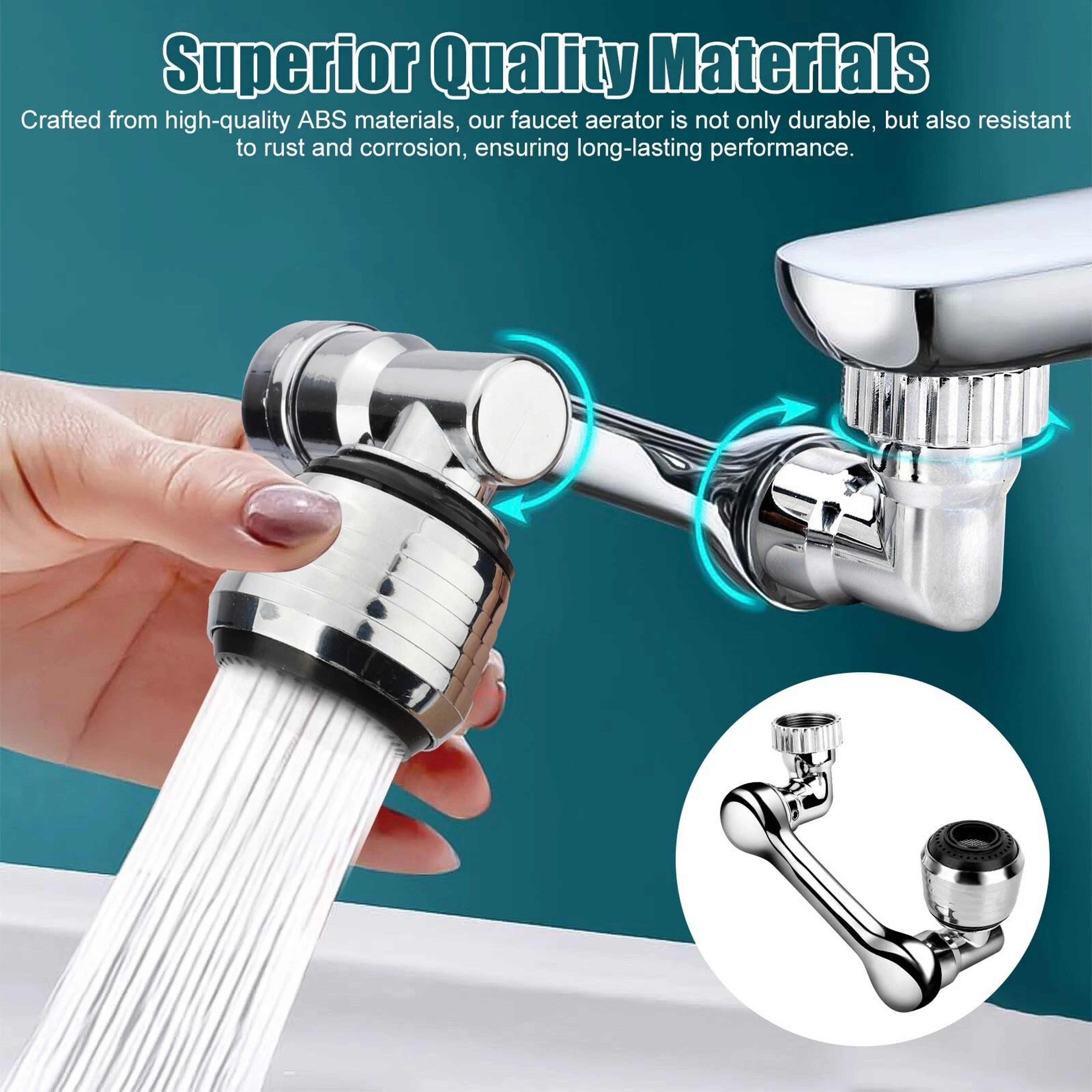 Extender With Rotation Water Saving Nozzle 4