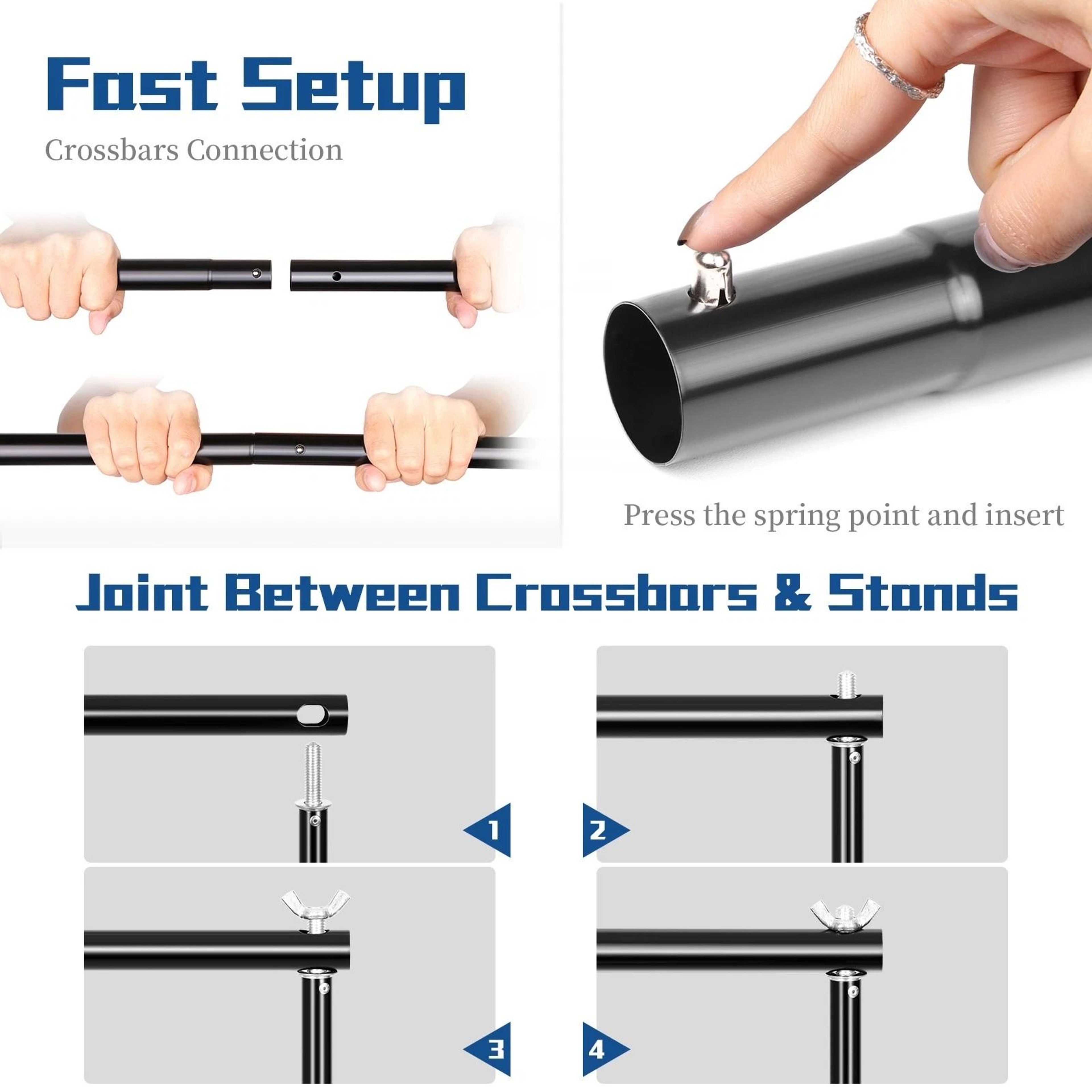 Adjustable Background Support Stand Photography Kit  Professional Video Backdrop Set For Photograph 1