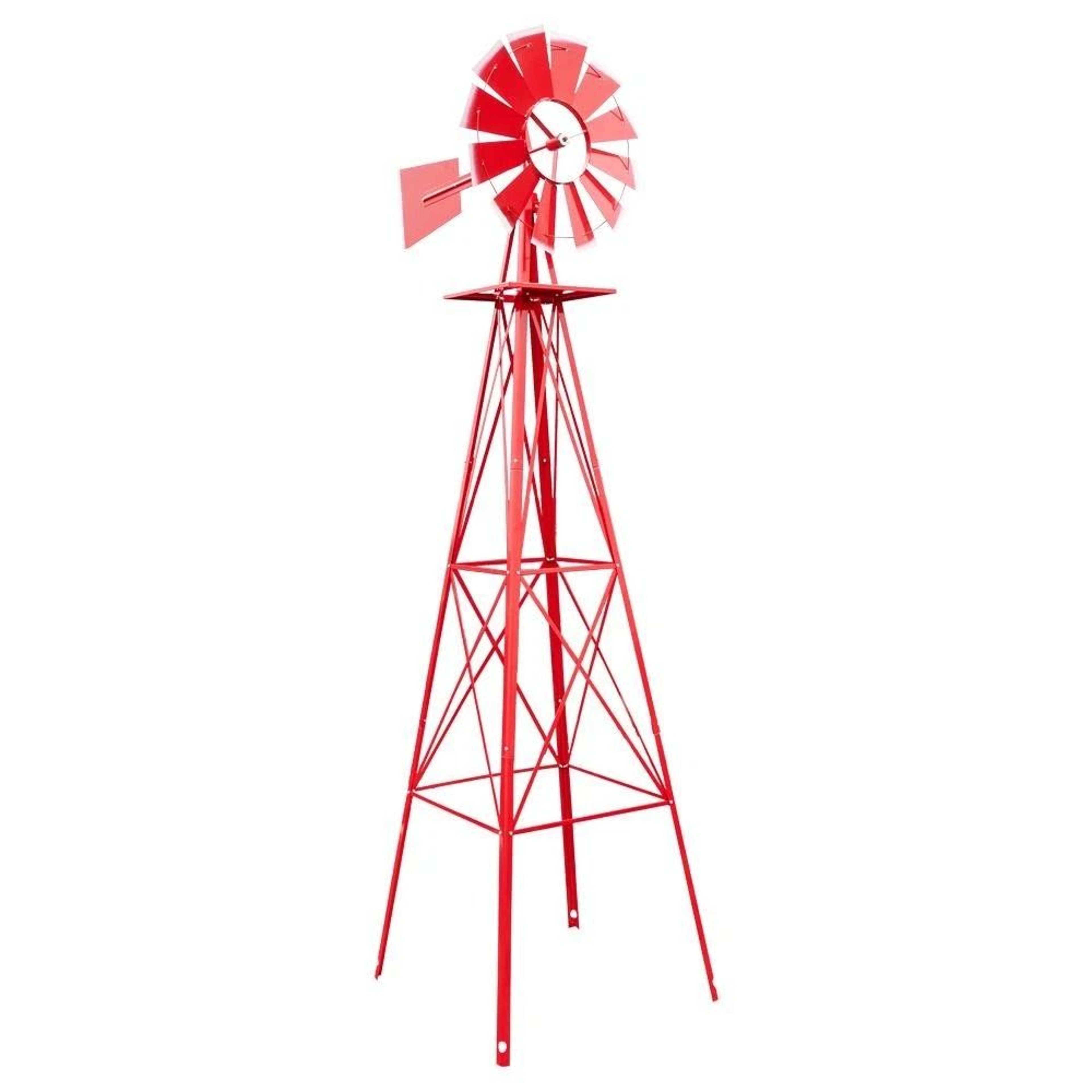 Metal Windmill For Yard  Garden Decor  WeatherResistant Outdoor Patio Windmill 4