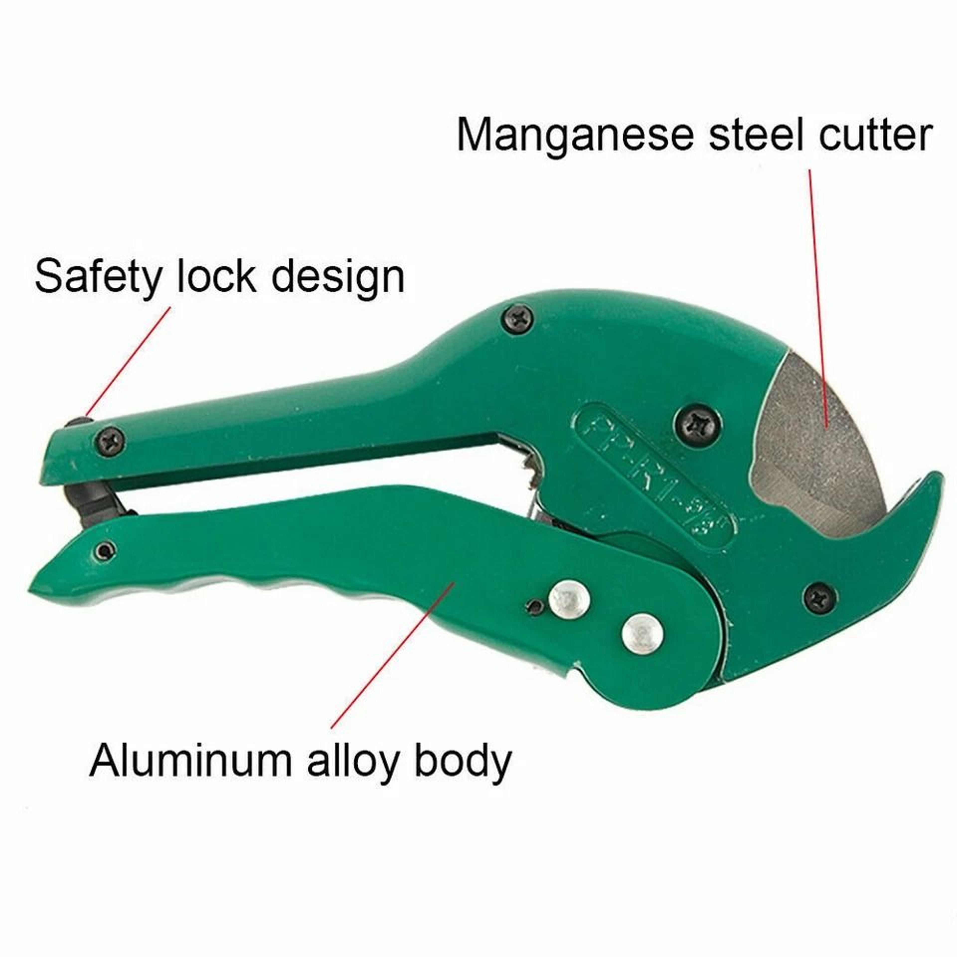 Heavy Duty PVC Pipe Cutter  Ratchet Tubing Cutter For Plastic PVC And Aluminum Pipes 0