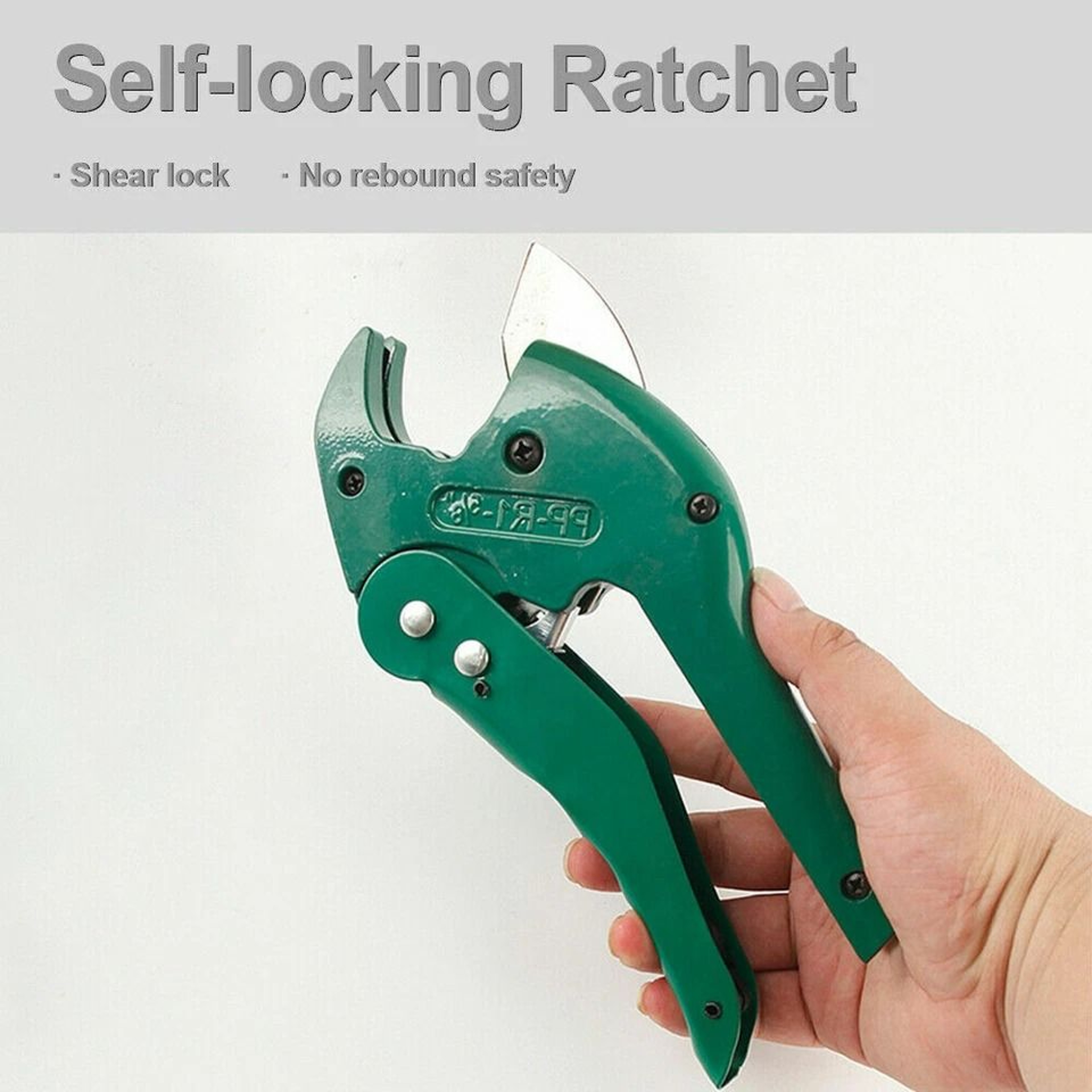 Heavy Duty PVC Pipe Cutter  Ratchet Tubing Cutter For Plastic PVC And Aluminum Pipes 3
