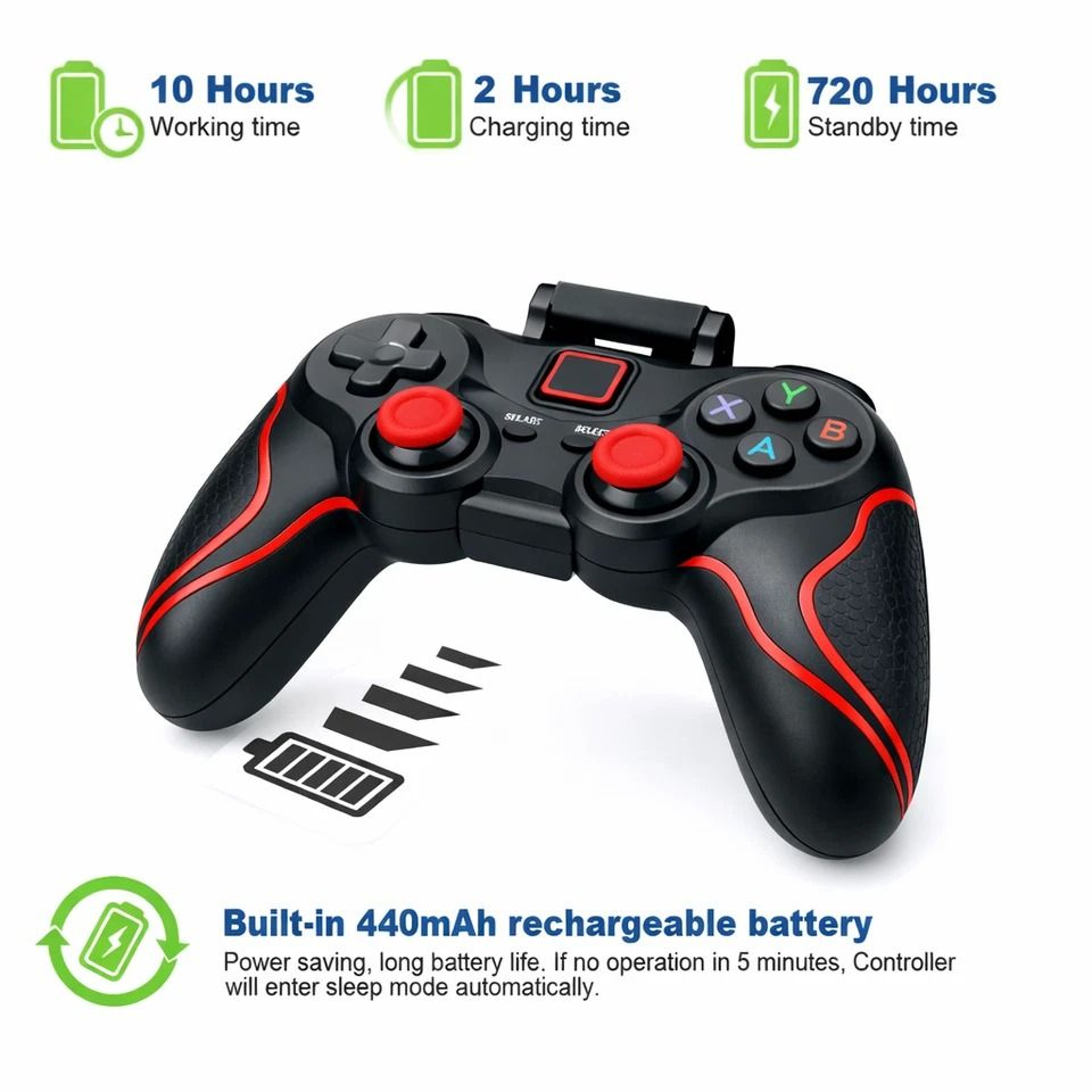 Wireless Bluetooth Game Controller  Gamepad 7
