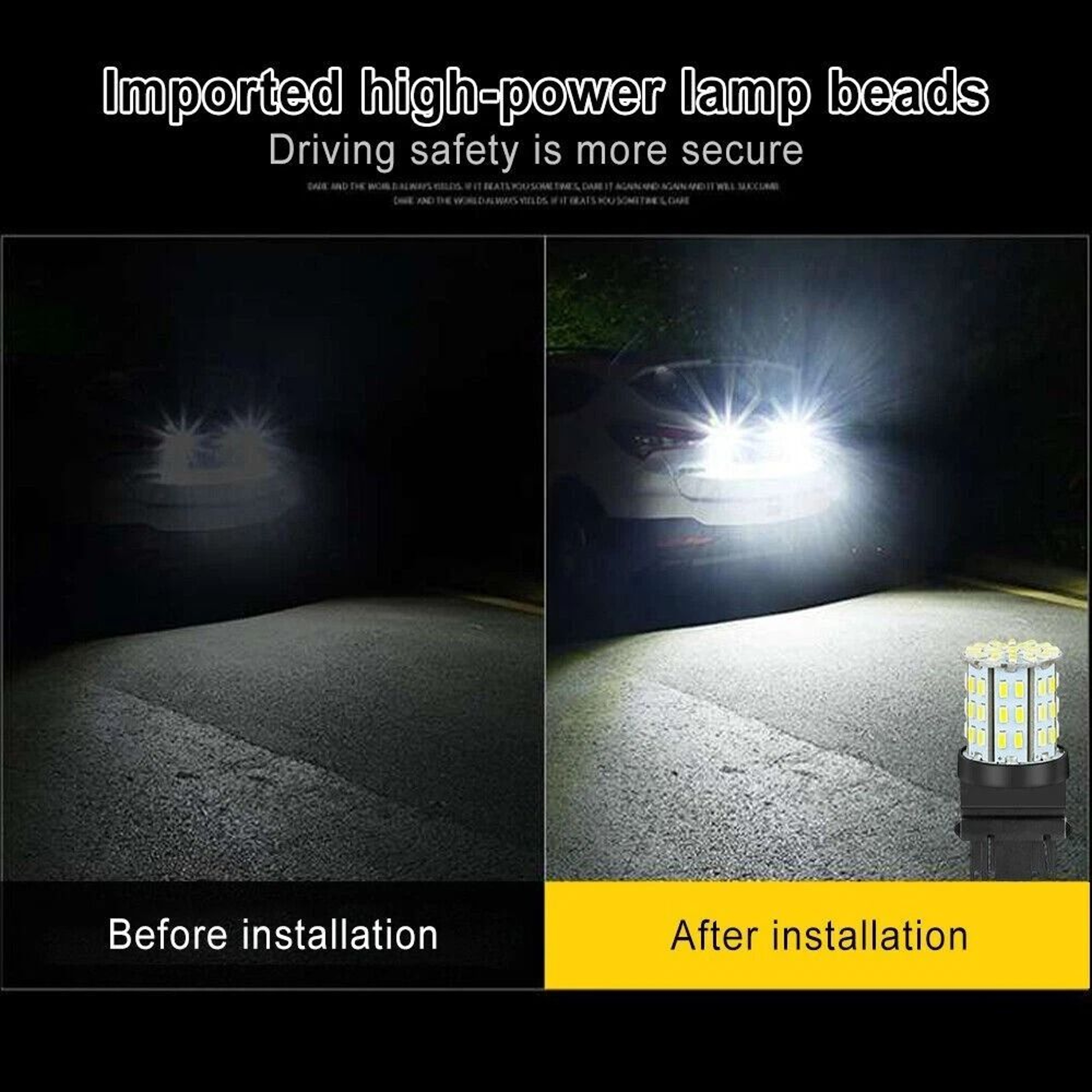 LED Reverse Tail Brake Turn Signal DRL Light Bulb 8