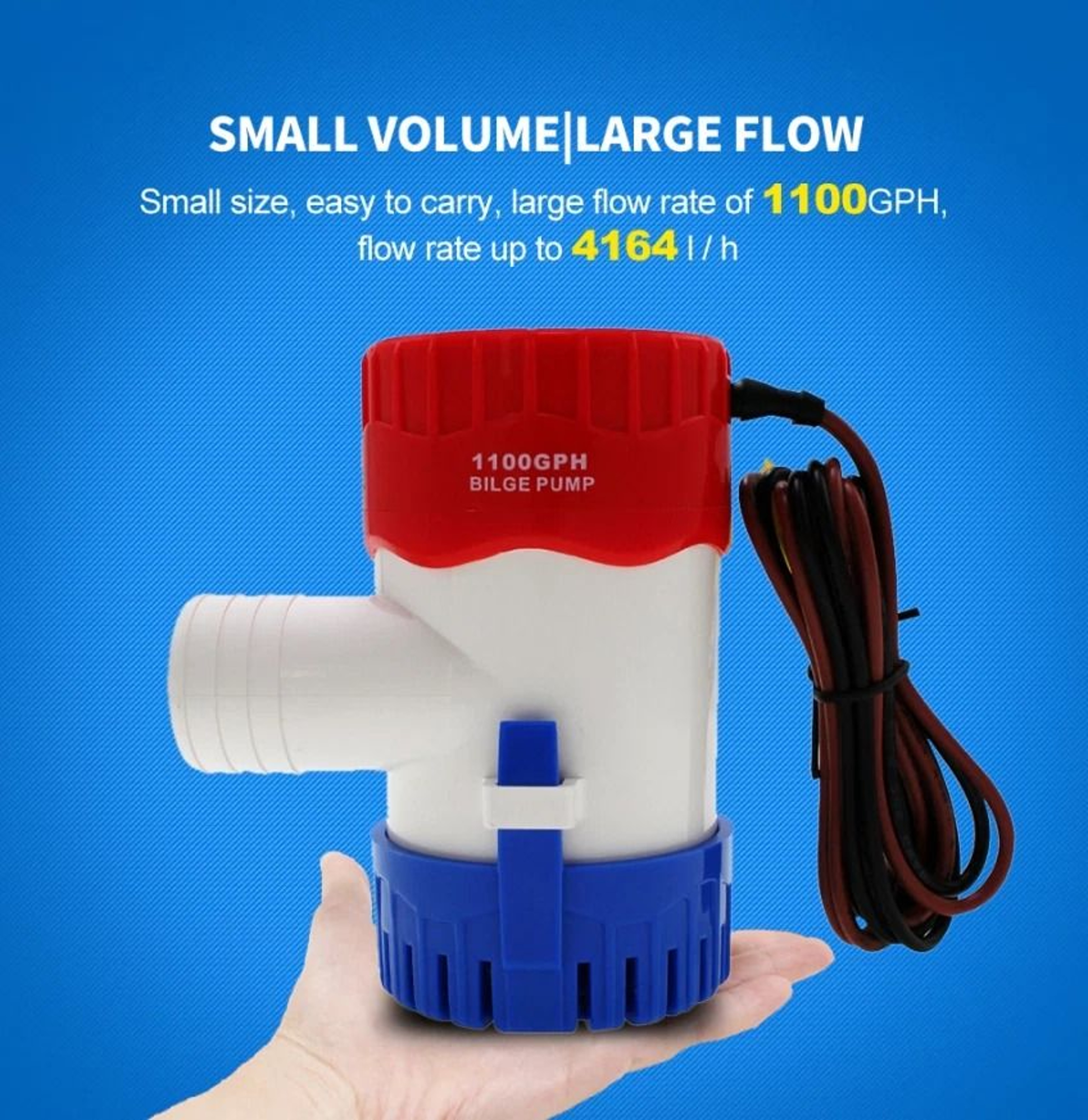 Bilge Sump Submersible Water Pump For Boats 7