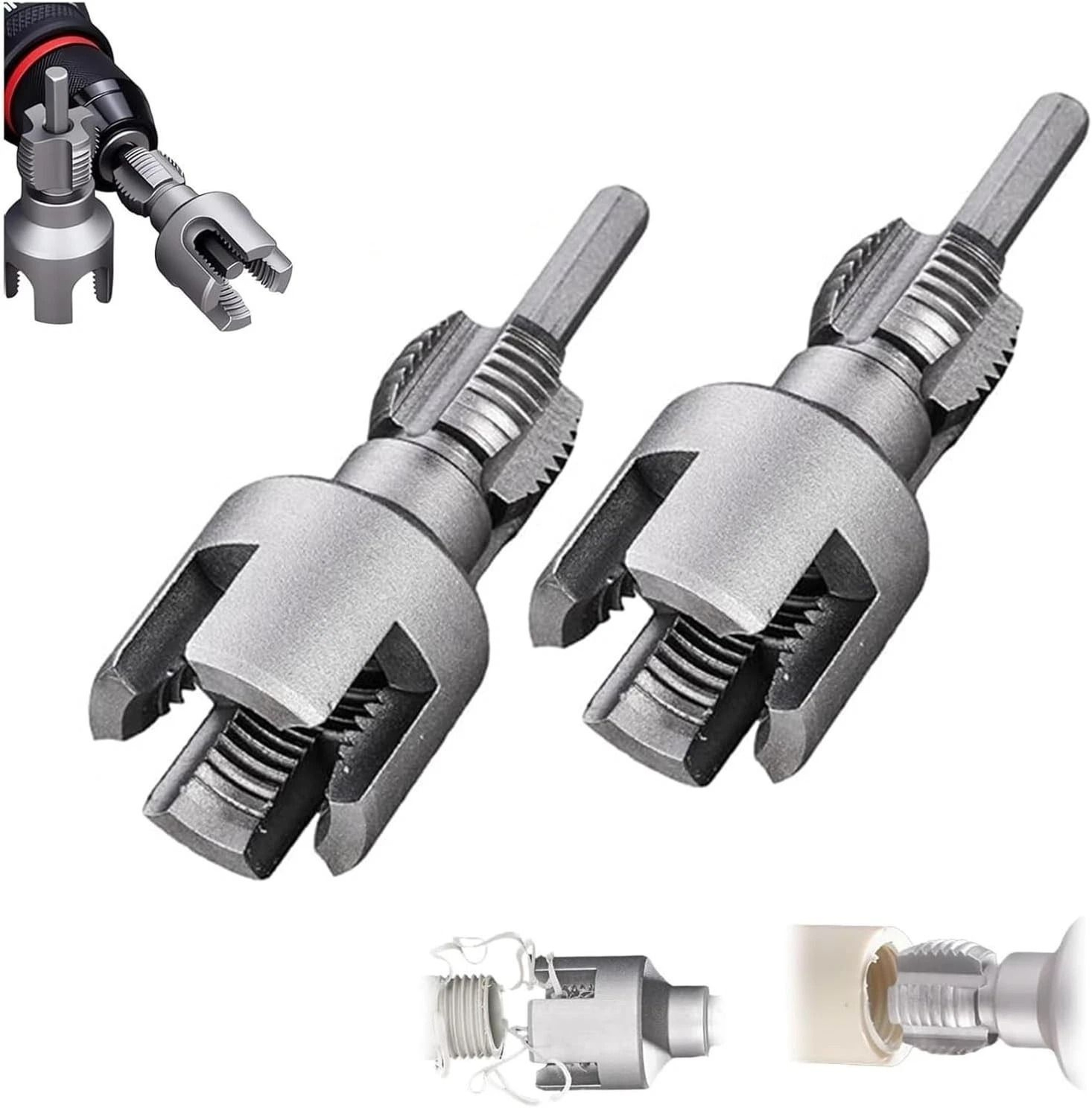 DualFunction Pipe Threading Tool  Internal  External Threader 0