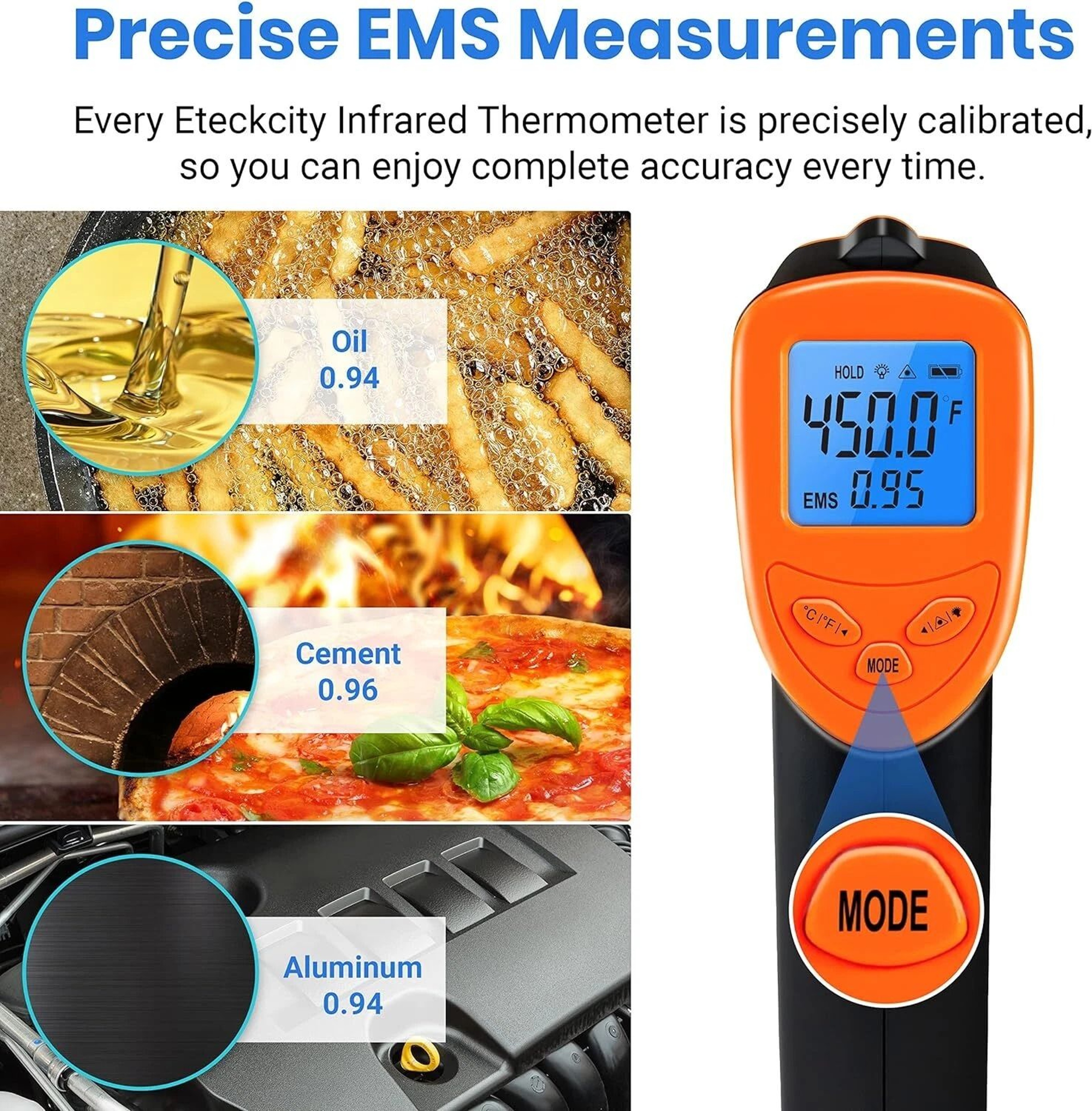 Infrared Laser Thermometer Gun  NoContact Digital Temperature Tester For Precise Measurement 4