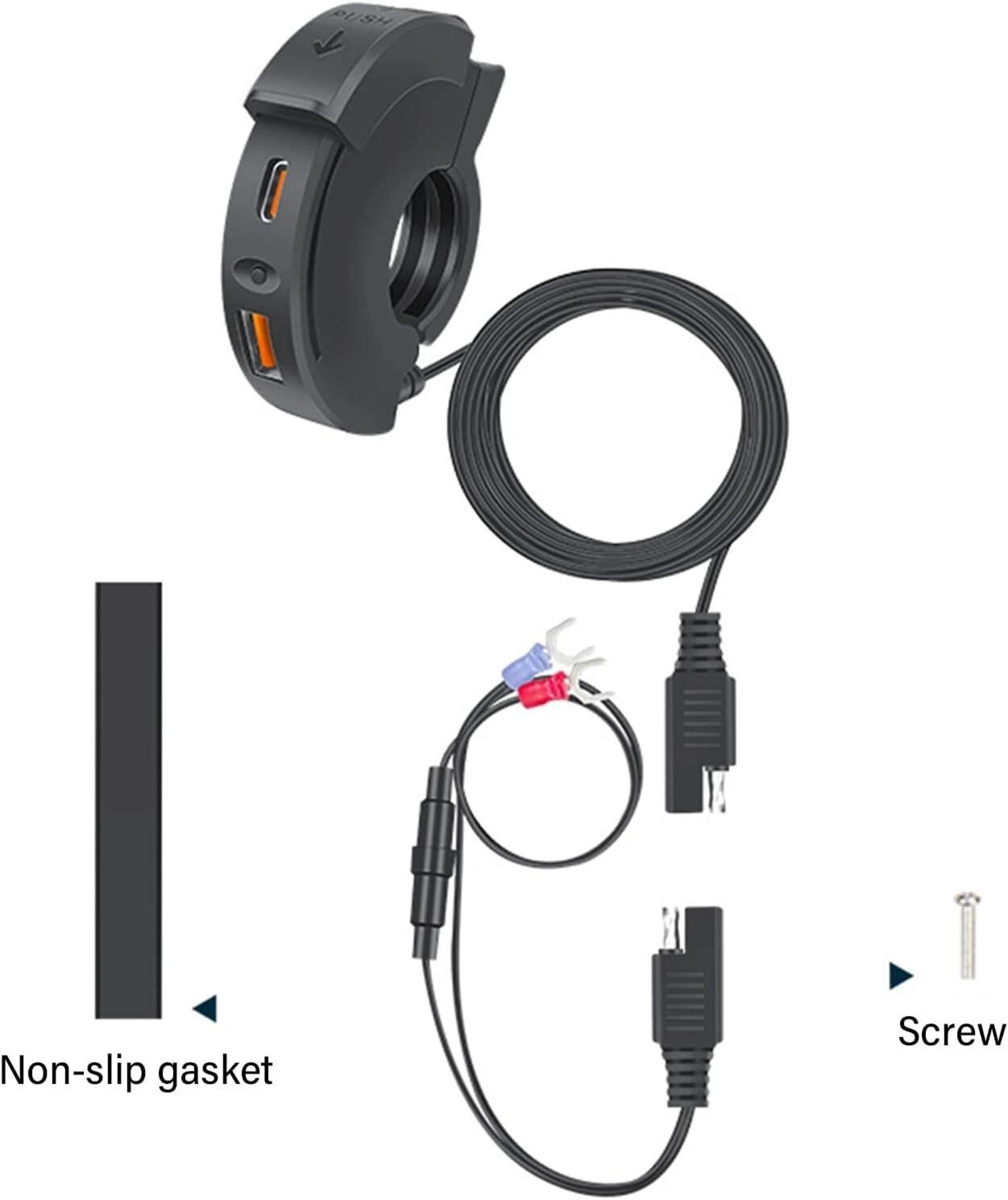 Motorcycle USB Charger  Quick Charge For Phones And ATV Devices 2
