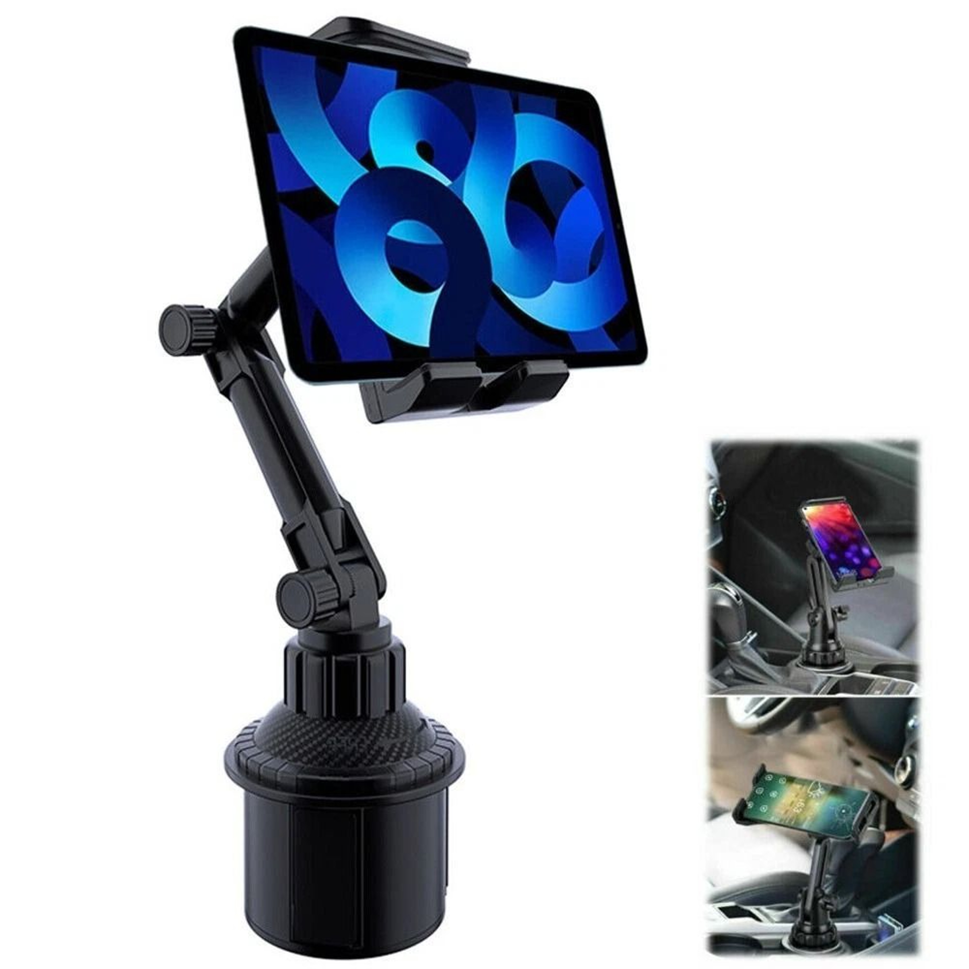 Universal Car Mount Cup Holder Phone Stand Adjustable Tablet Holder For Cars Trucks And SUVs 9
