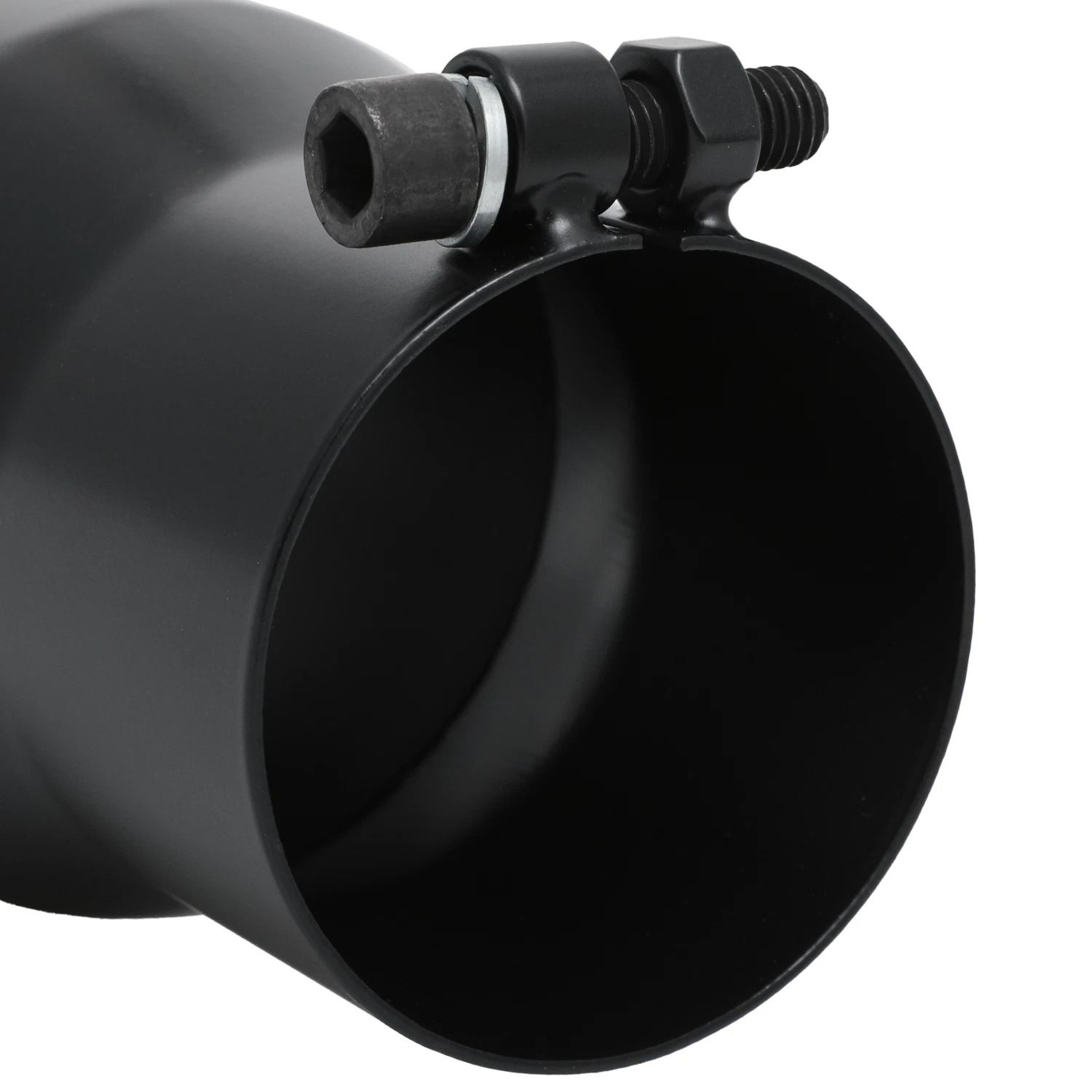 Black Stainless Steel Exhaust Pipe Tail End  Matte Finish 4