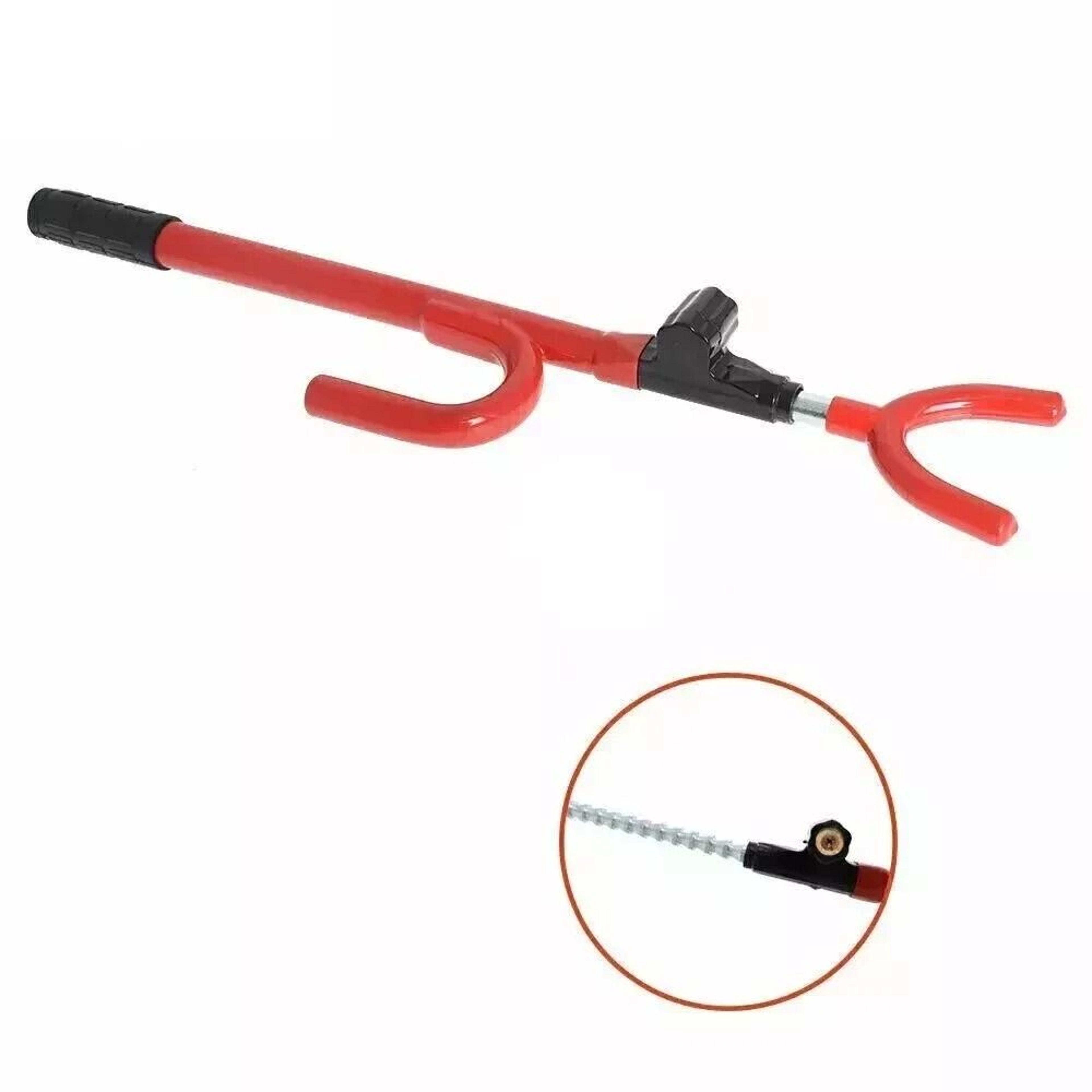 The Club Twin Hooks AntiTheft Steering Wheel Lock For Car Van Truck SUV  Universal Fit 7
