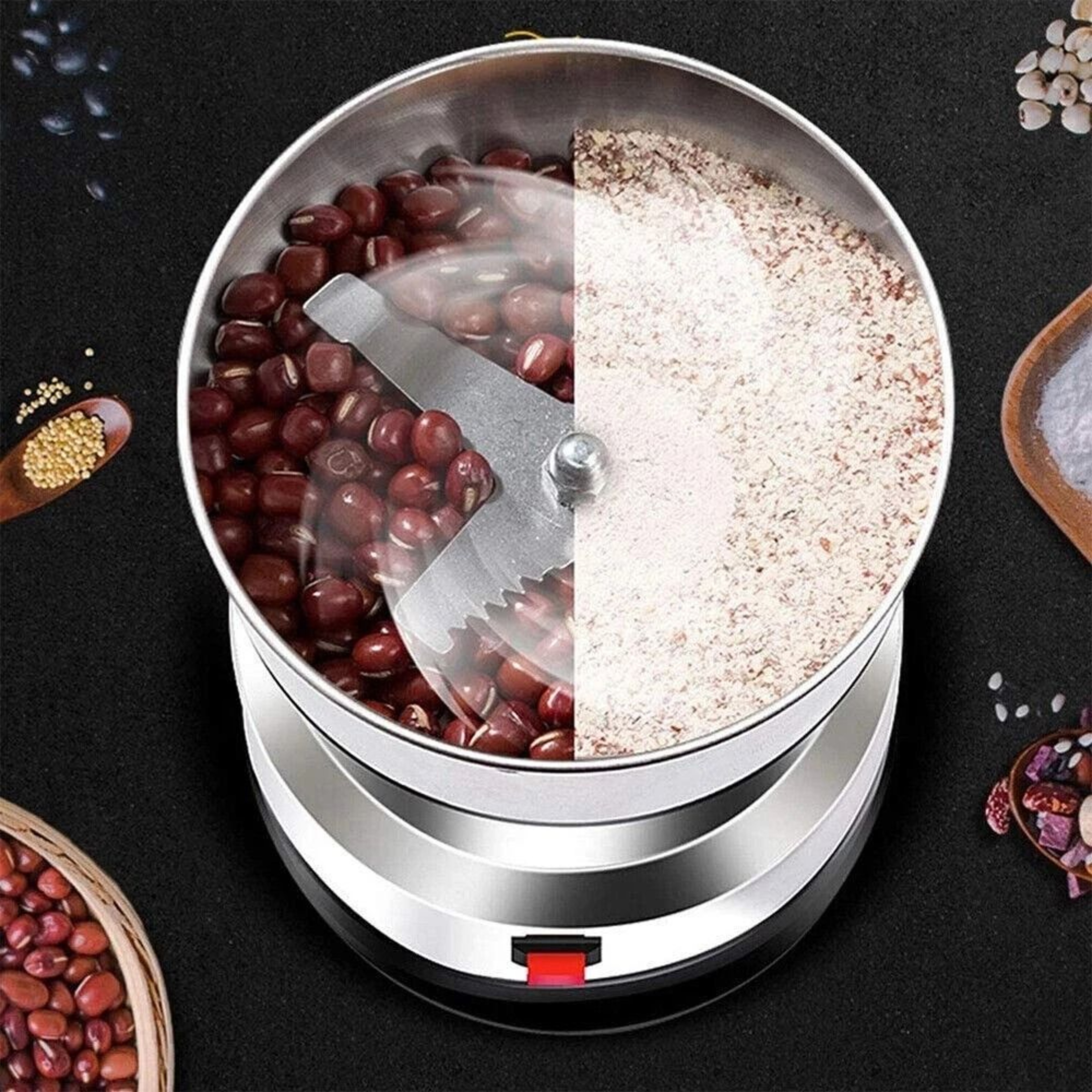 Portable Coffee Bean Grinder  Electric Nut Herb  Spice Mill For Fresh Grinding 0