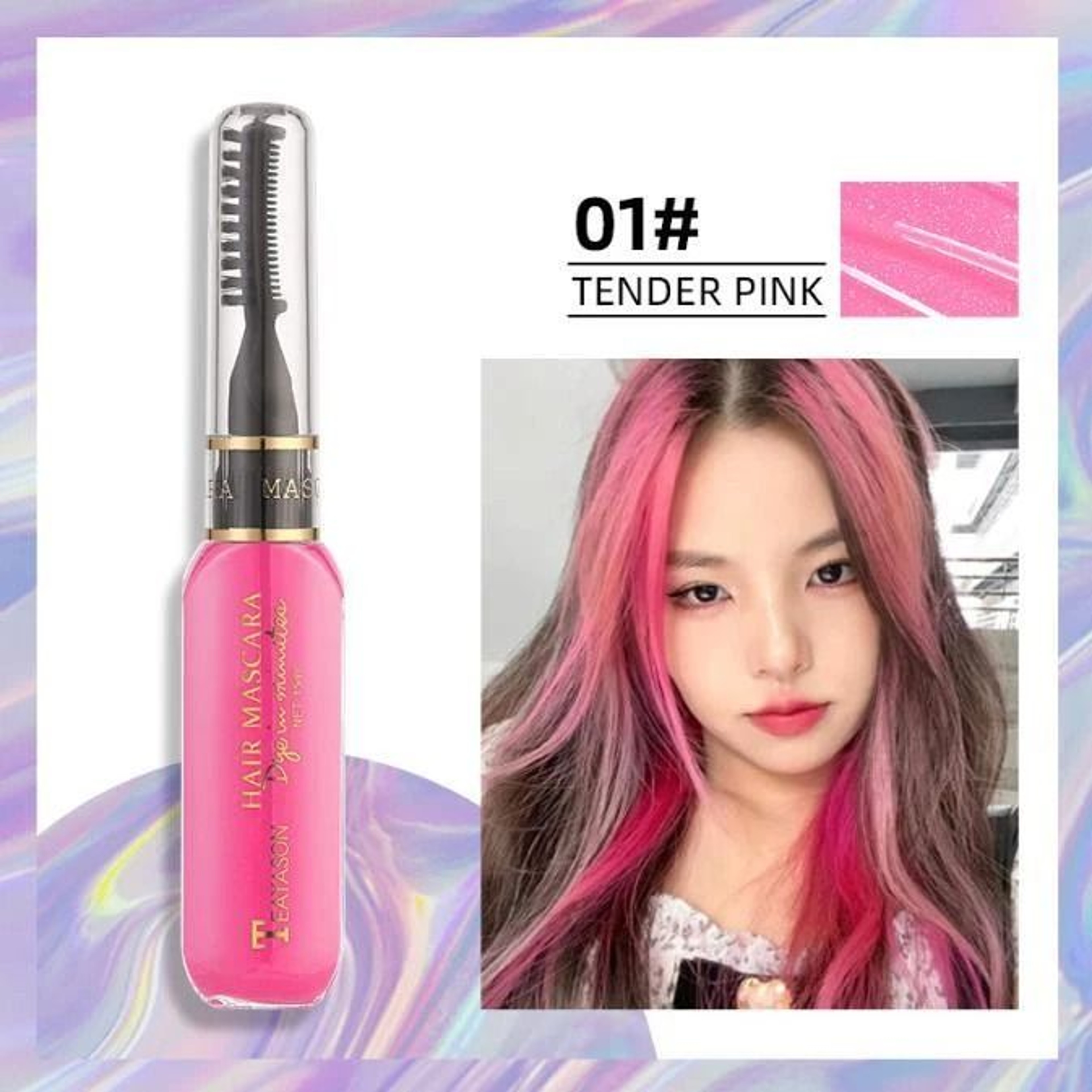 Temporary Hair Color Mascara Comb Washable Hair Dye Styling Wax 3